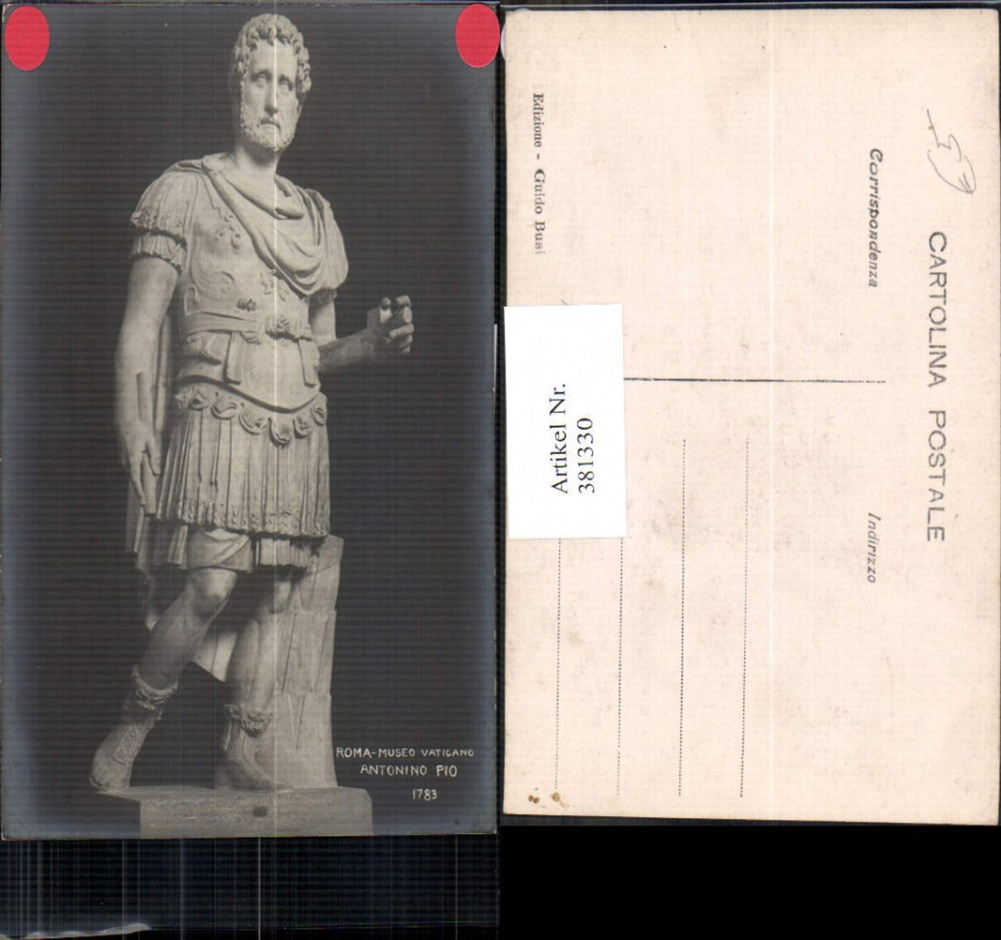 381330,Fotokunst Antonino Pio Statue Roma Rom Museo Vaticano pub NPG Diffida