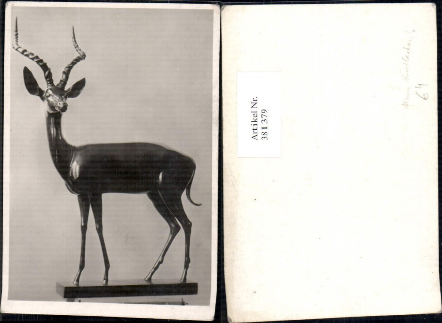 381379,Fotokunst Figur Gazelle Tier Wiener Künstlerhaus
