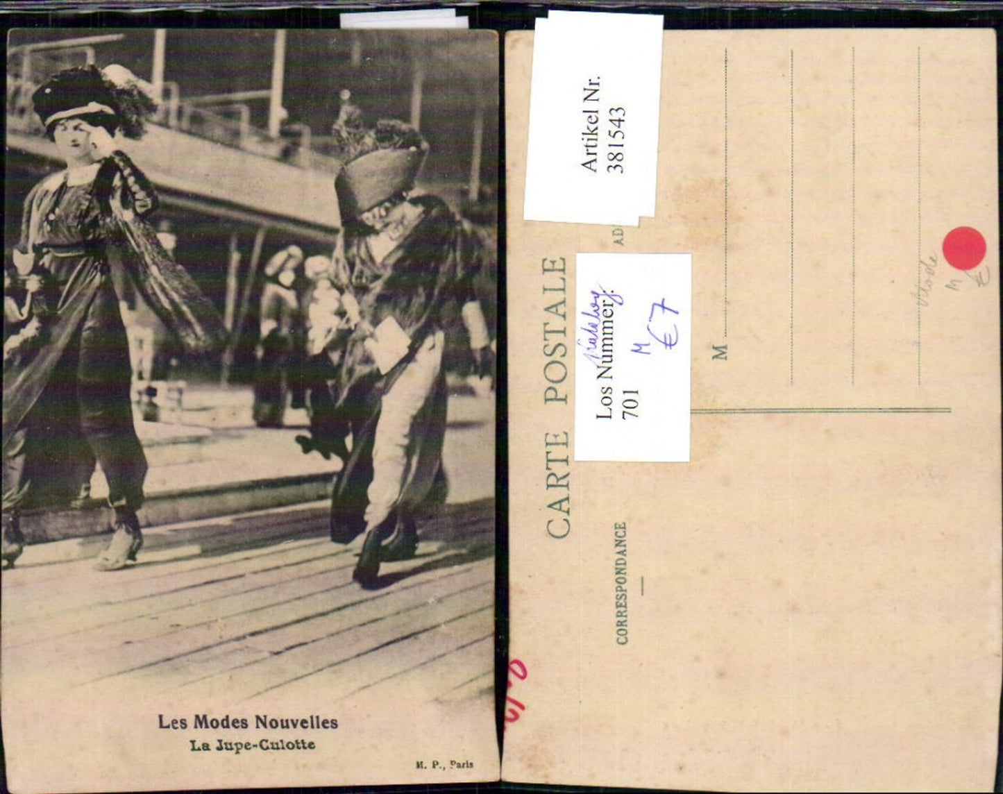 381543,Frauen Mode Les Modes Nouvelles Hosenrock La Jupe Culotte Hut