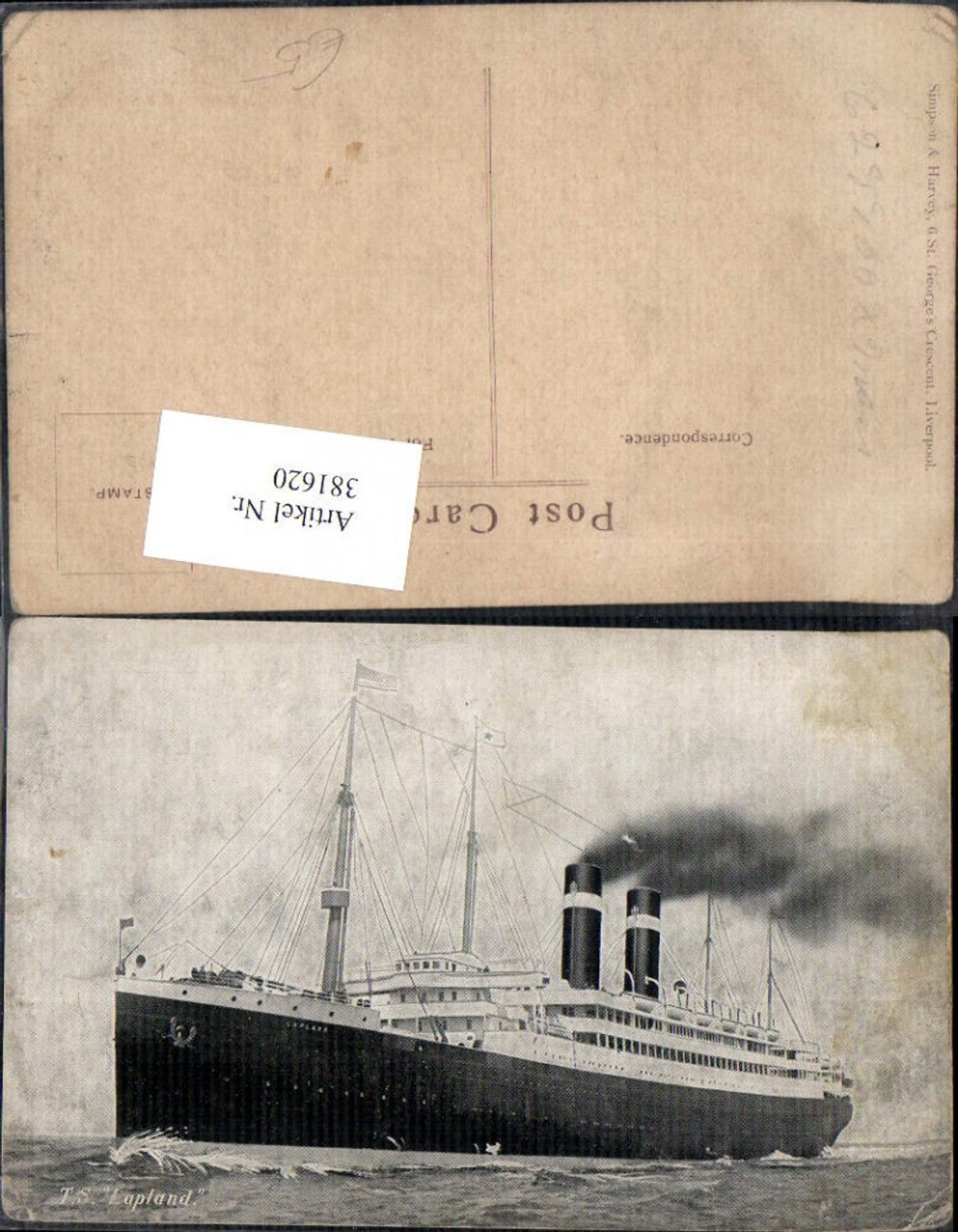 Alte Ansichtskarte – Old Postcard