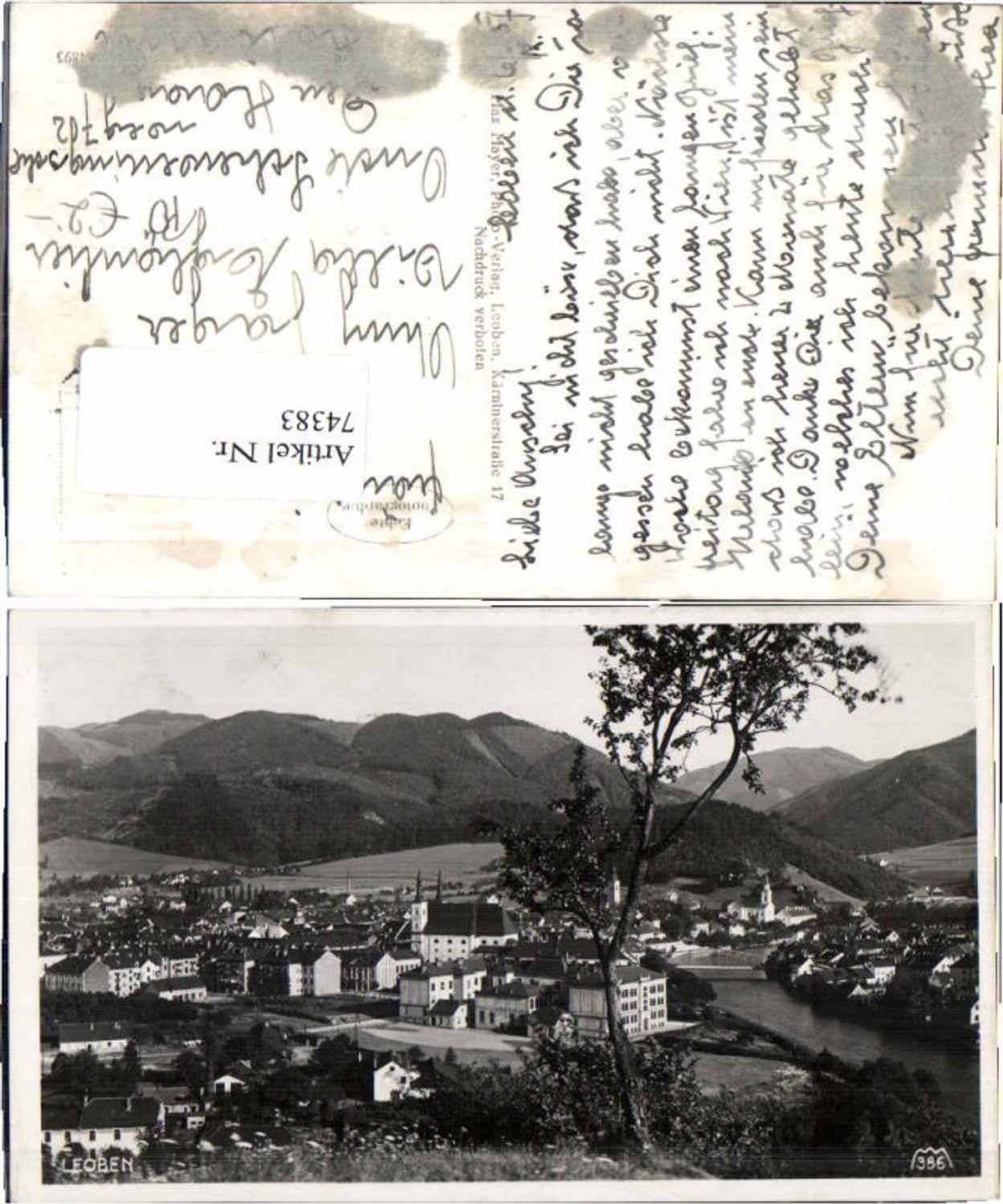 Alte Ansichtskarte – Old Postcard