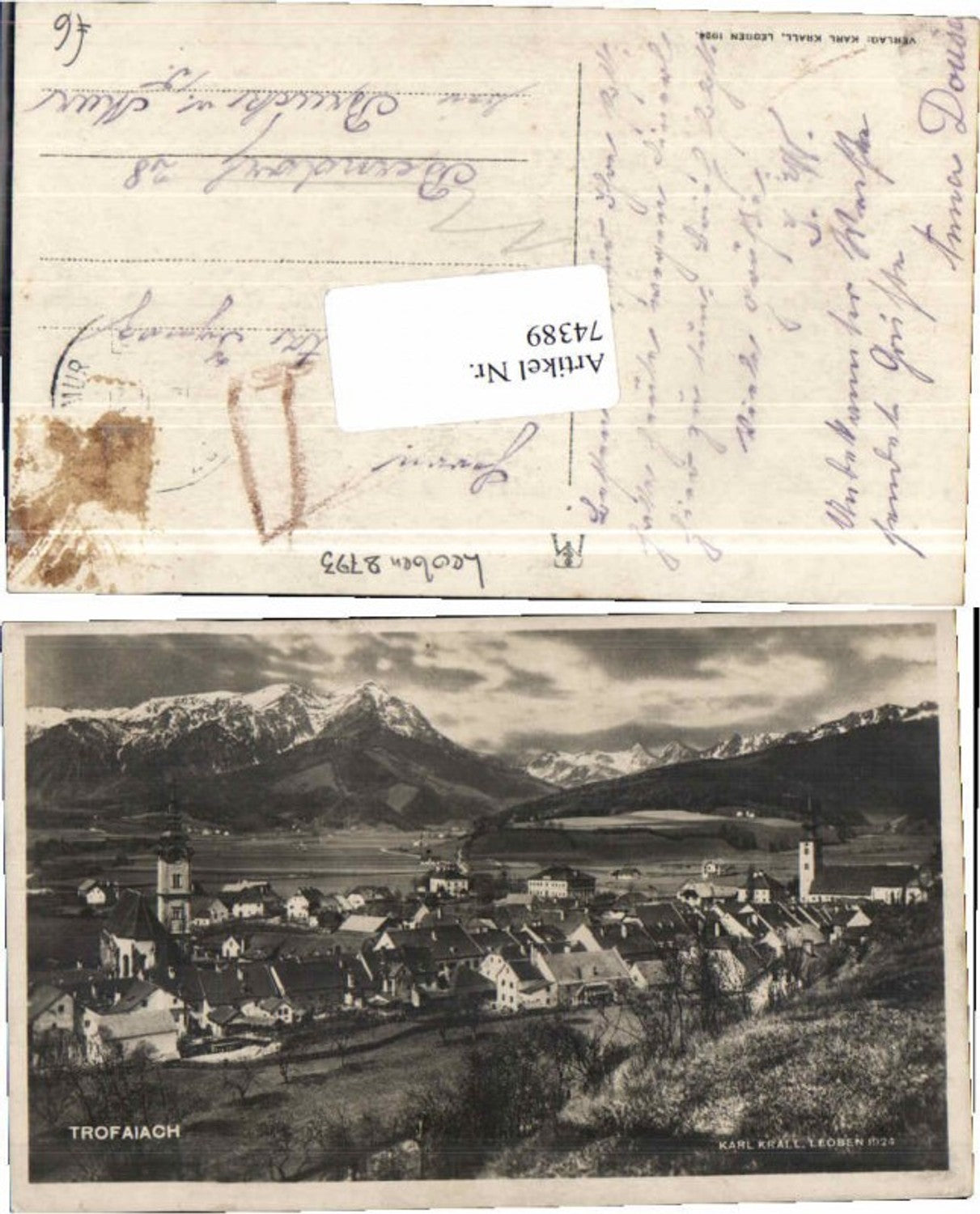 Alte Ansichtskarte – Old Postcard