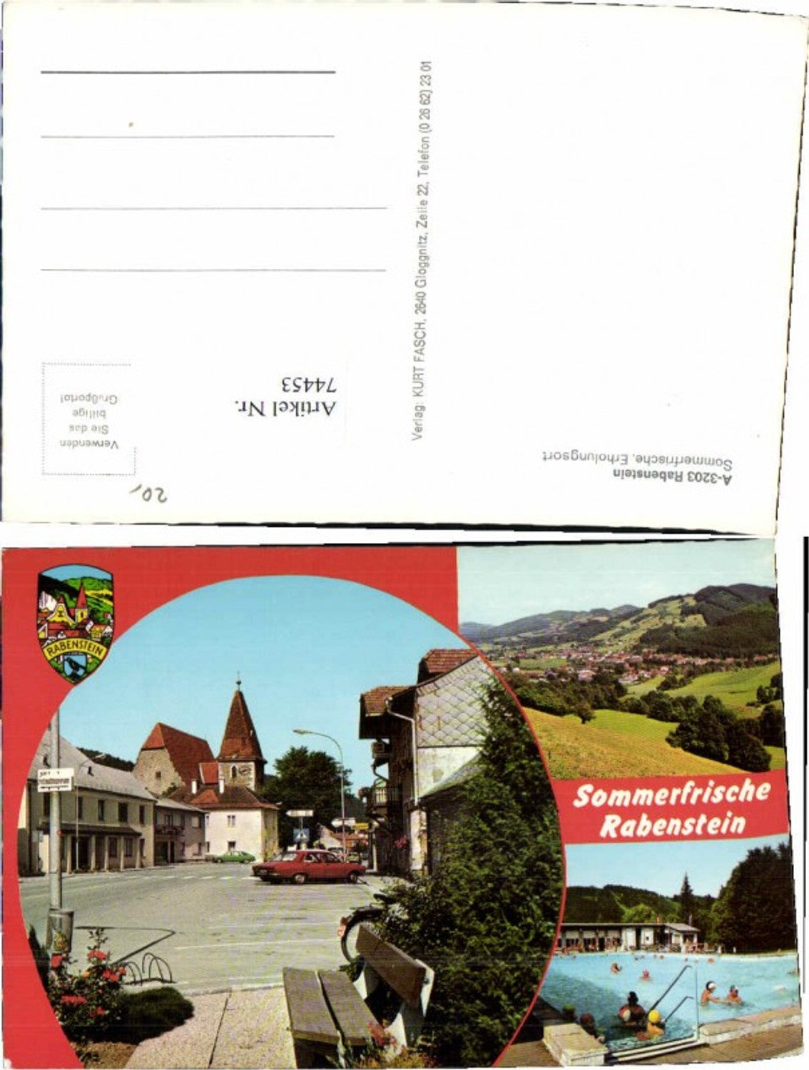 74453,Sommerfrische Rabenstein a.d. Pielach 1975