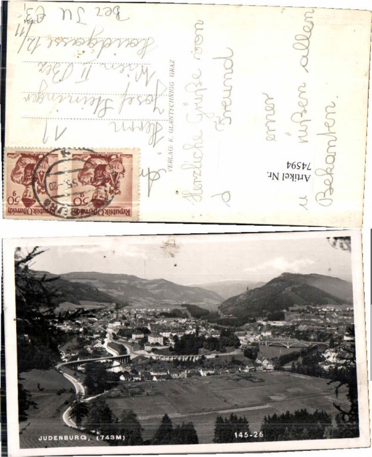 Alte Ansichtskarte – Old Postcard