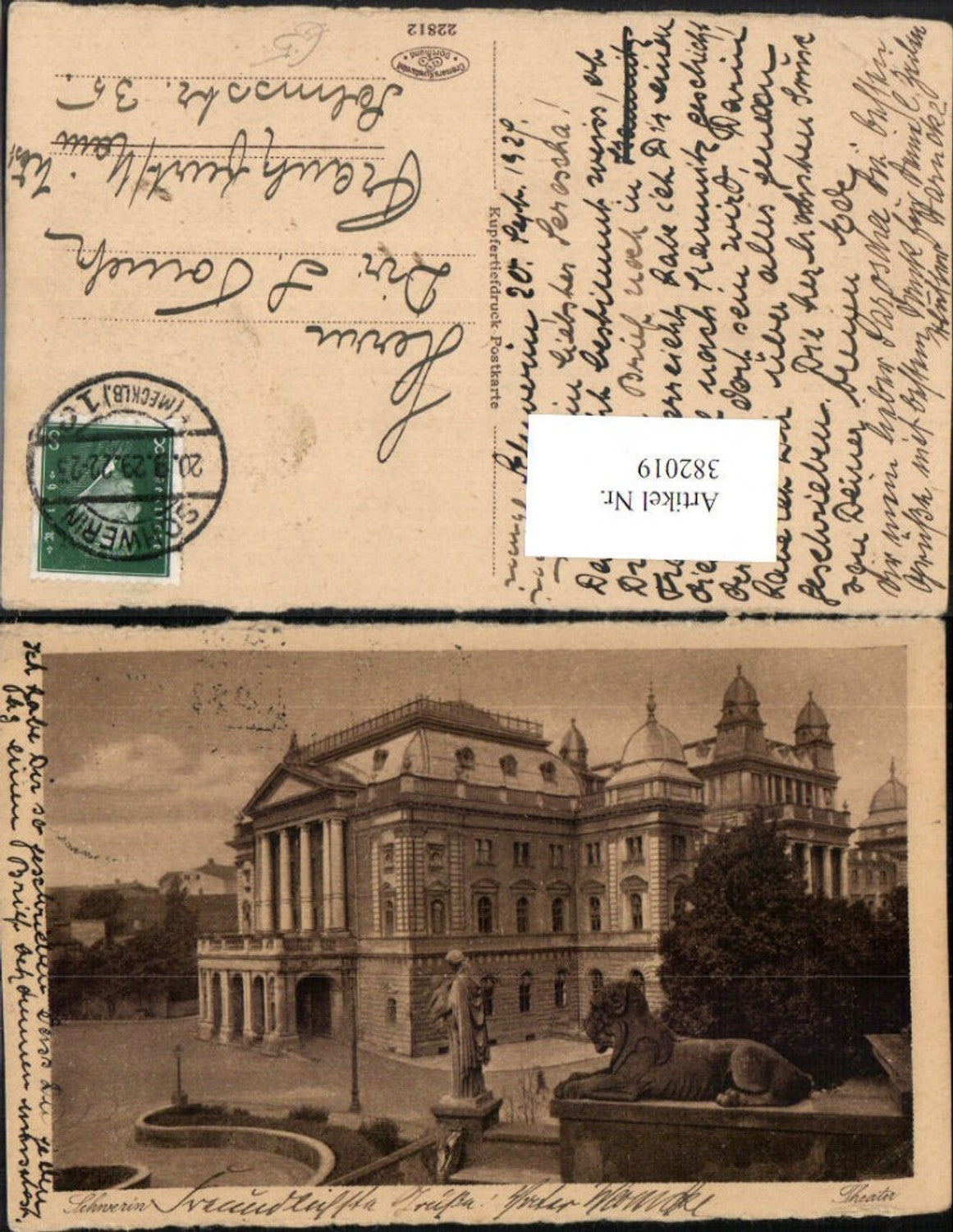 382019,Schwerin Theater Gebäude