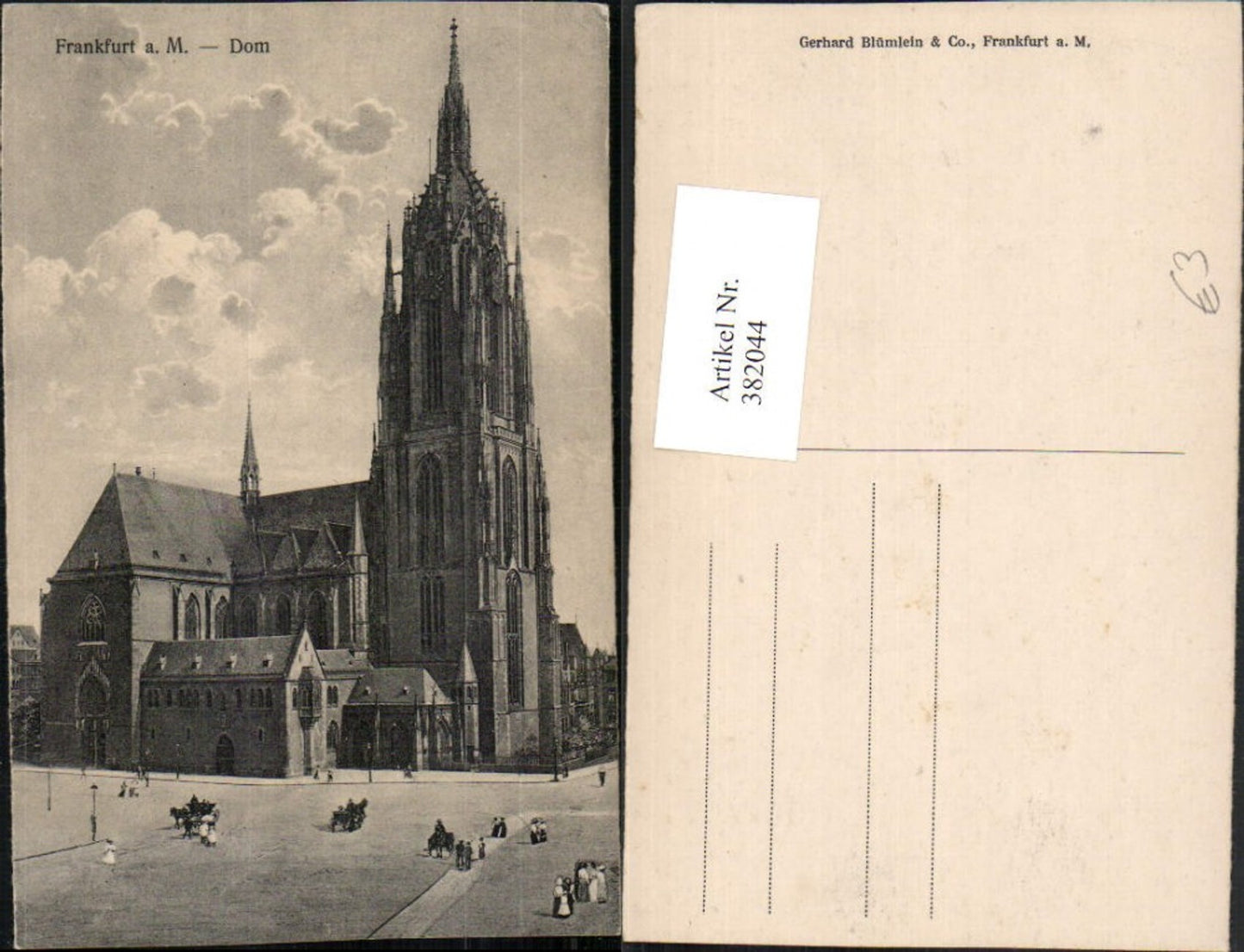 382044,Frankfurt am Main Dom Kirche