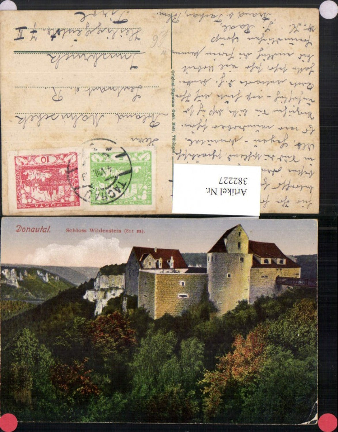 382227,Donautal Schloss Burg Wildenstein b. Leibertingen