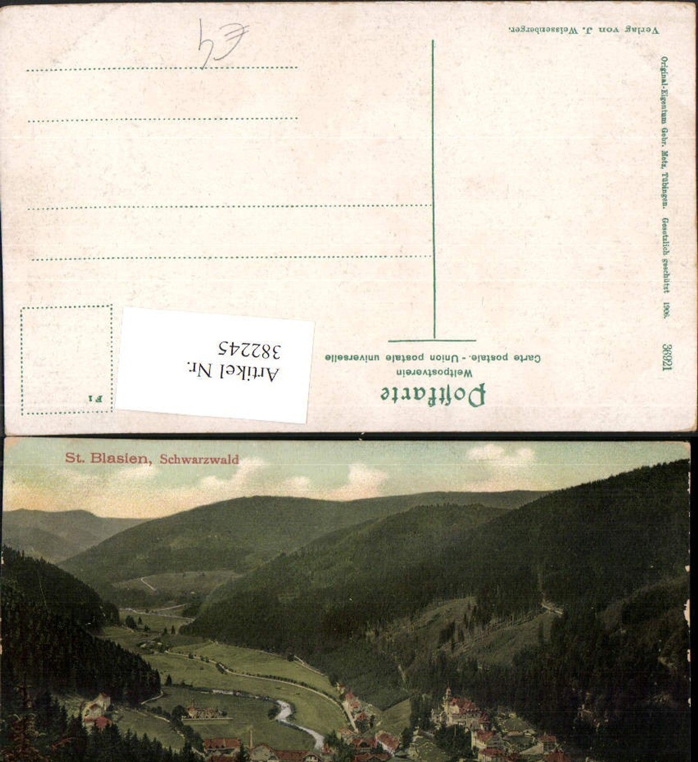 382245,St. Blasien im Schwarzwald Totale