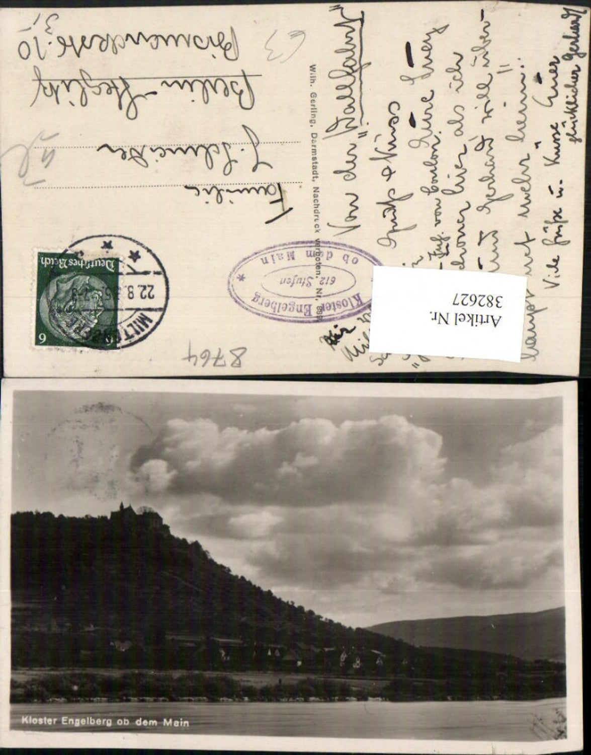 382627,Kloster Engelberg b. Großheubach am Main