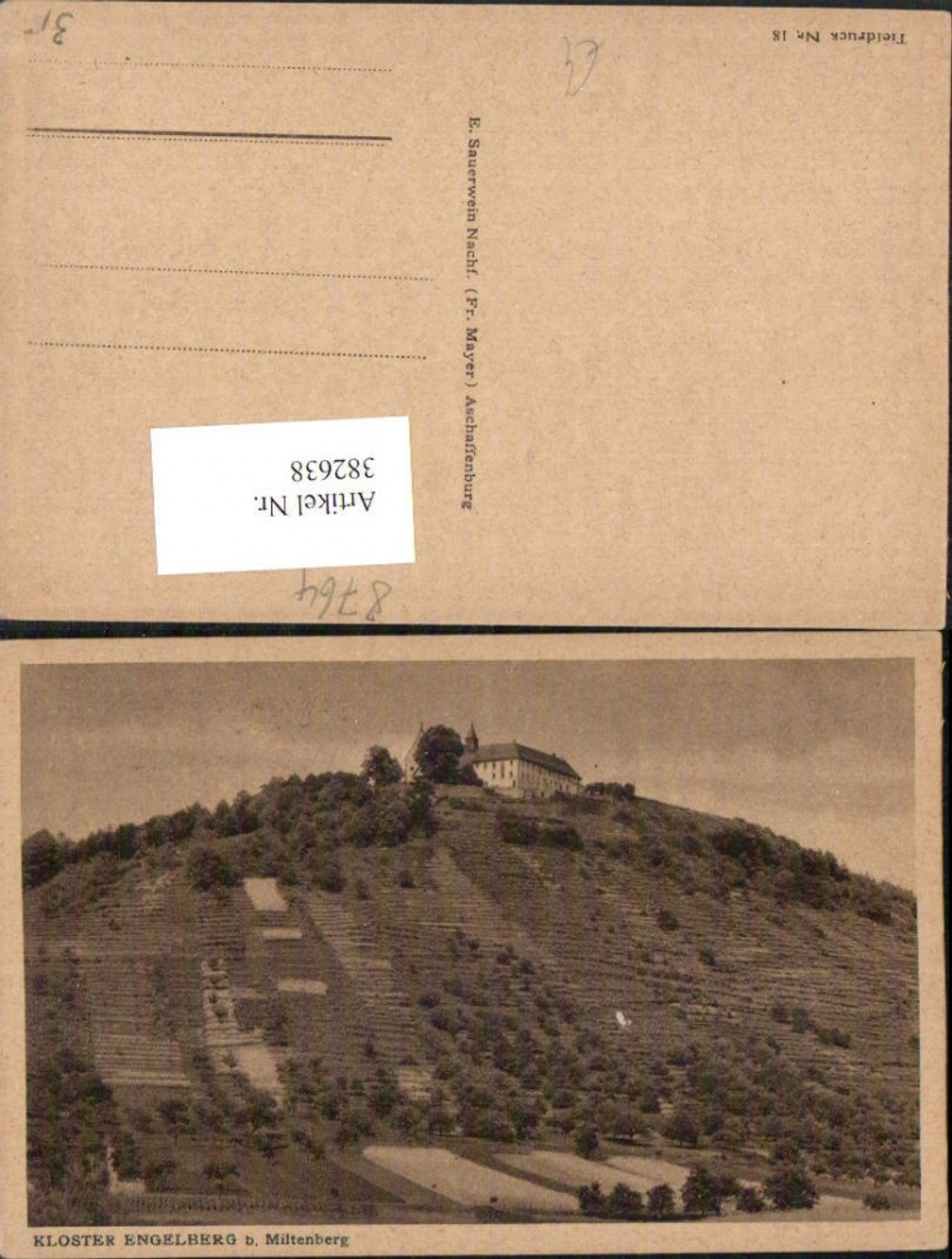 382638,Kloster Engelberg b. Großheubach Miltenberg am Main