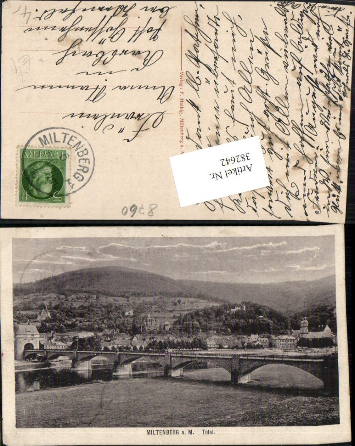 382642,Miltenberg am Main Teilansicht Brücke
