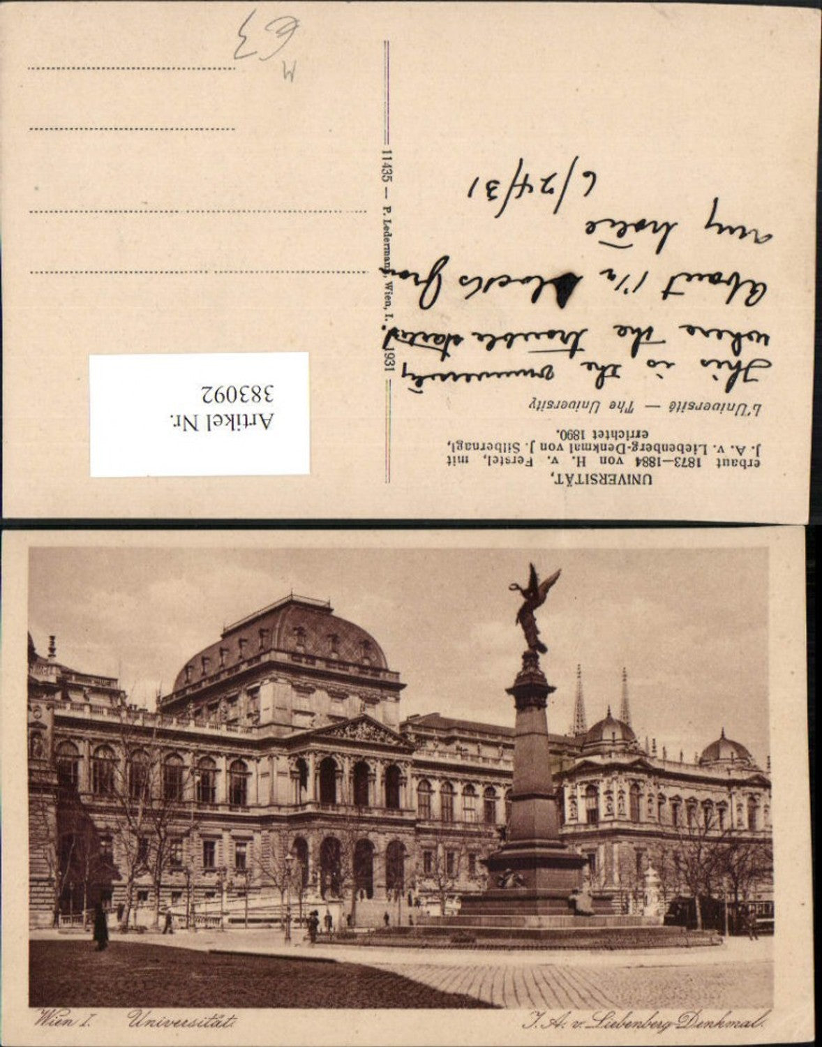 Alte Ansichtskarte – Old Postcard