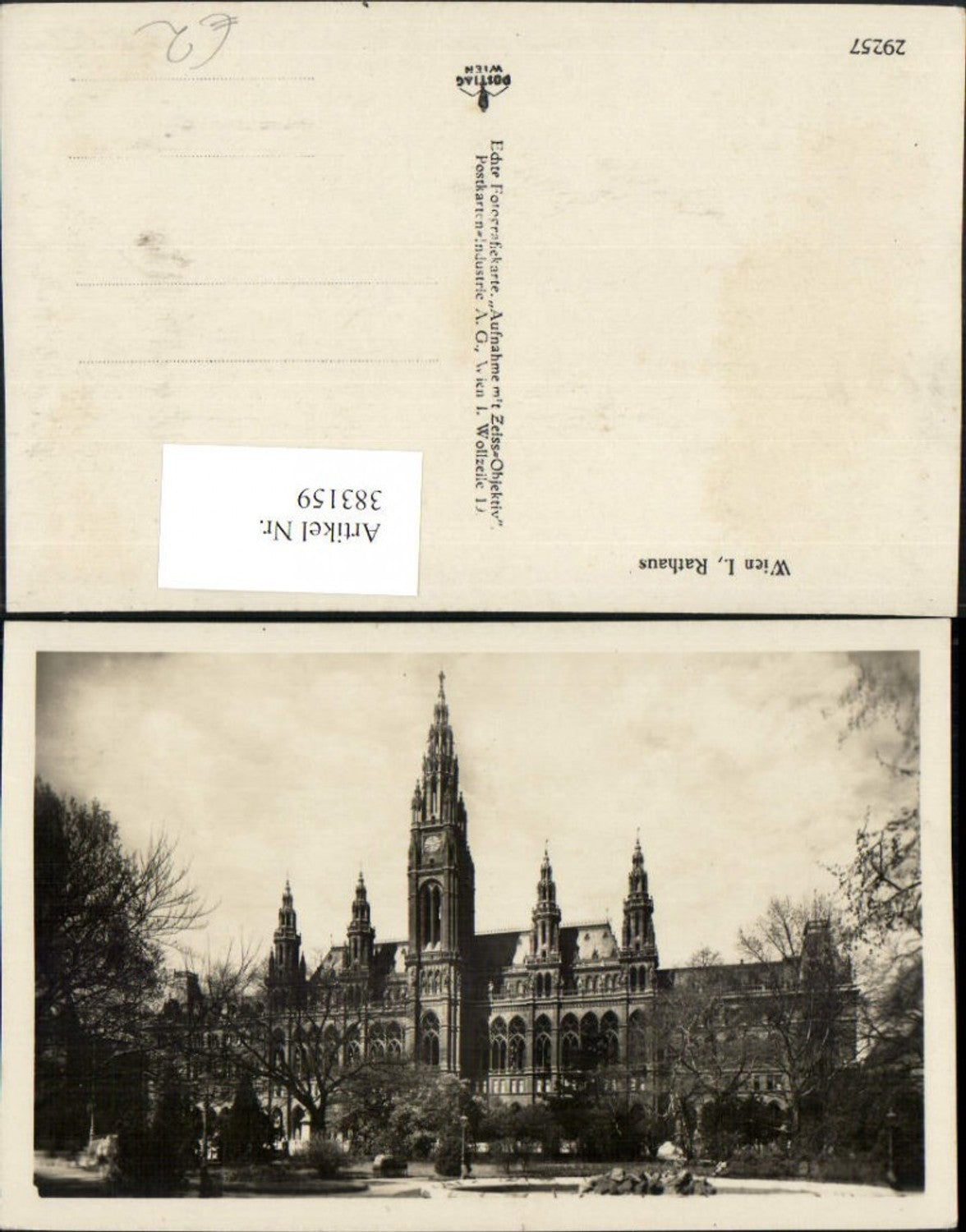 Alte Ansichtskarte – Old Postcard
