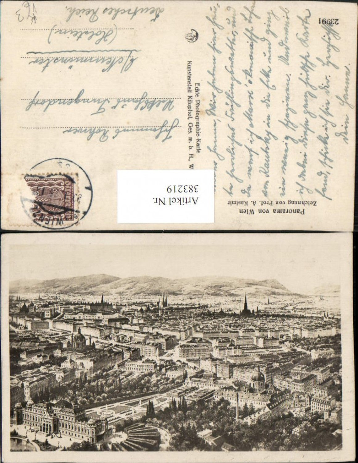 Alte Ansichtskarte – Old Postcard