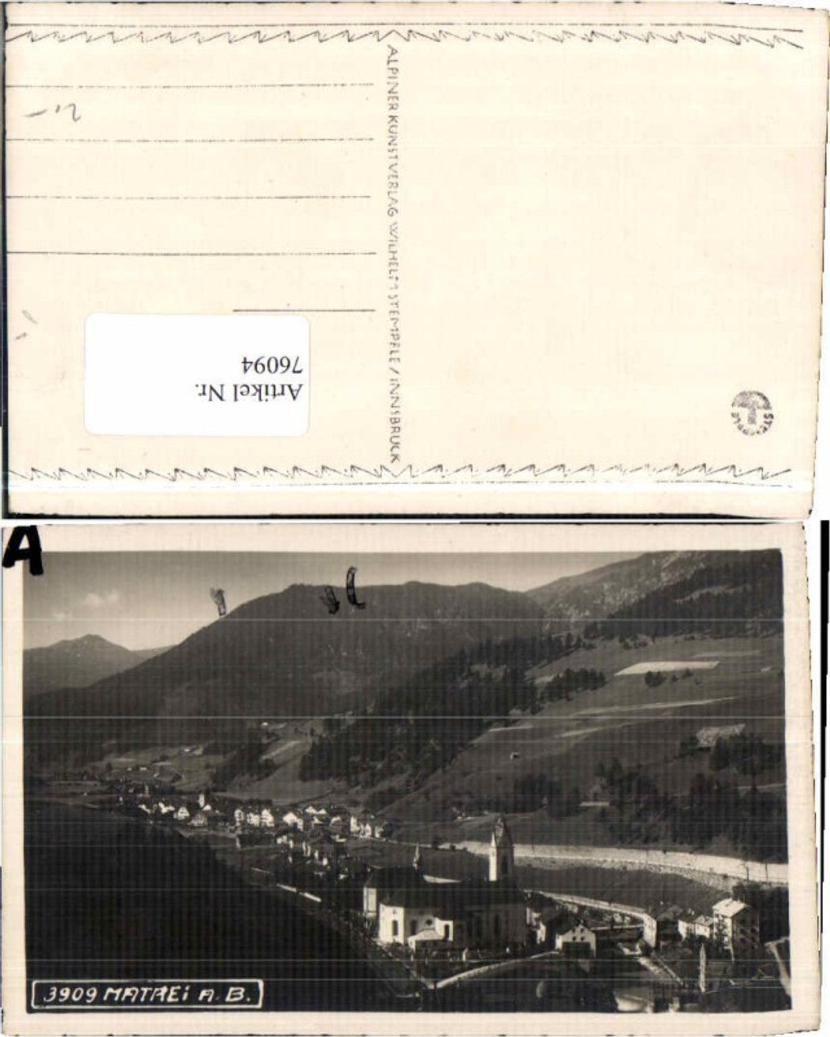 Alte Ansichtskarte – Old Postcard