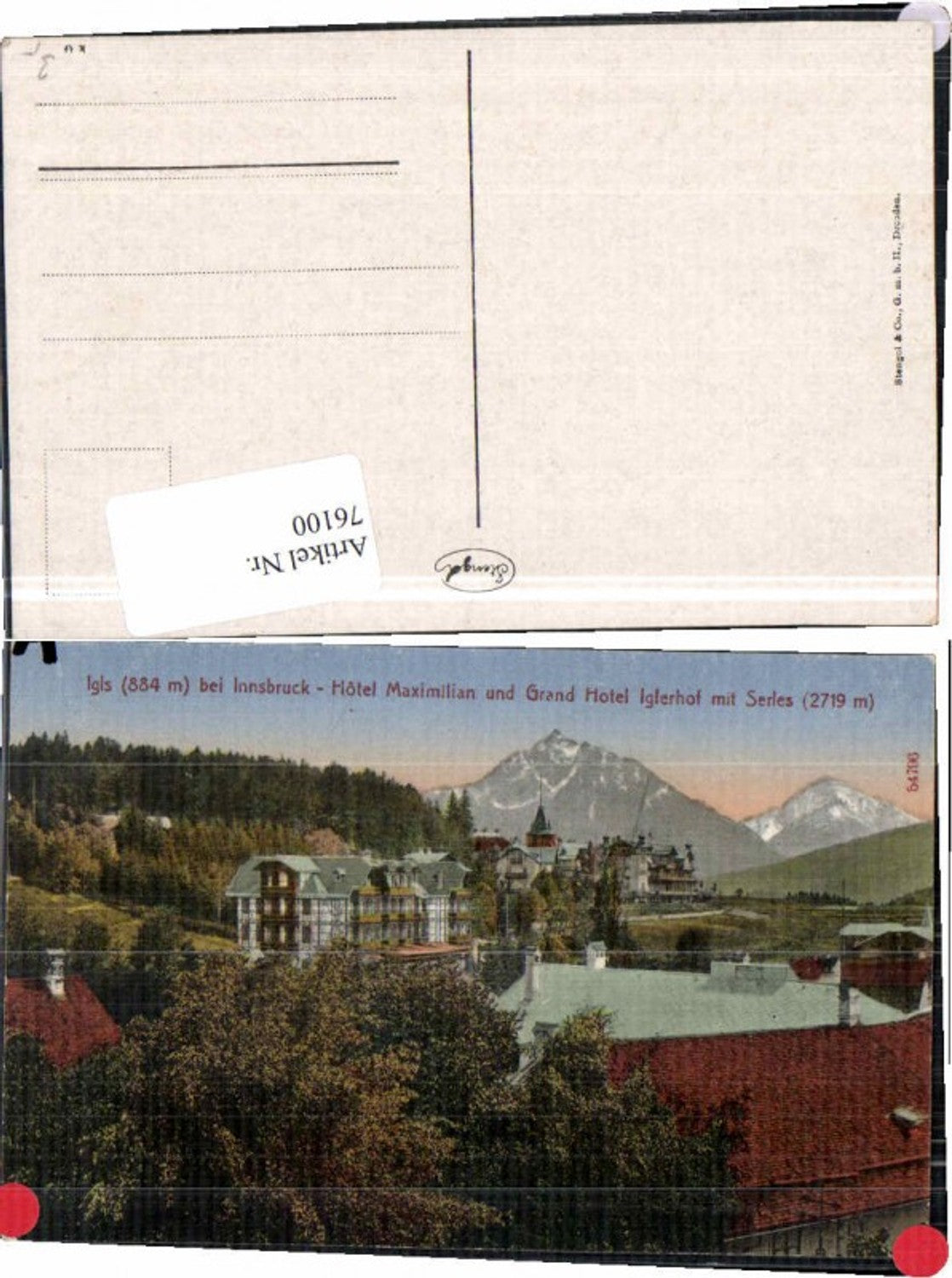Alte Ansichtskarte – Old Postcard