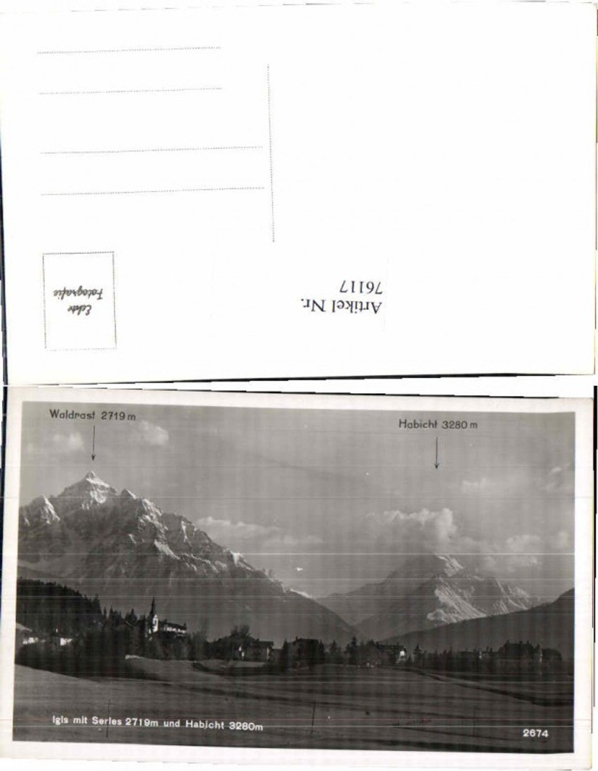 Alte Ansichtskarte – Old Postcard