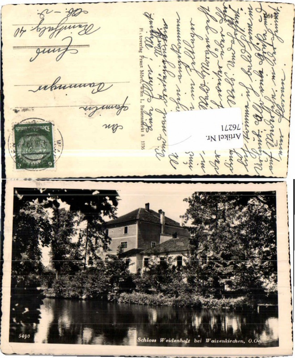 76271, Schloss Weidenholz near Waizenkirchen, pub Mörtl 5490