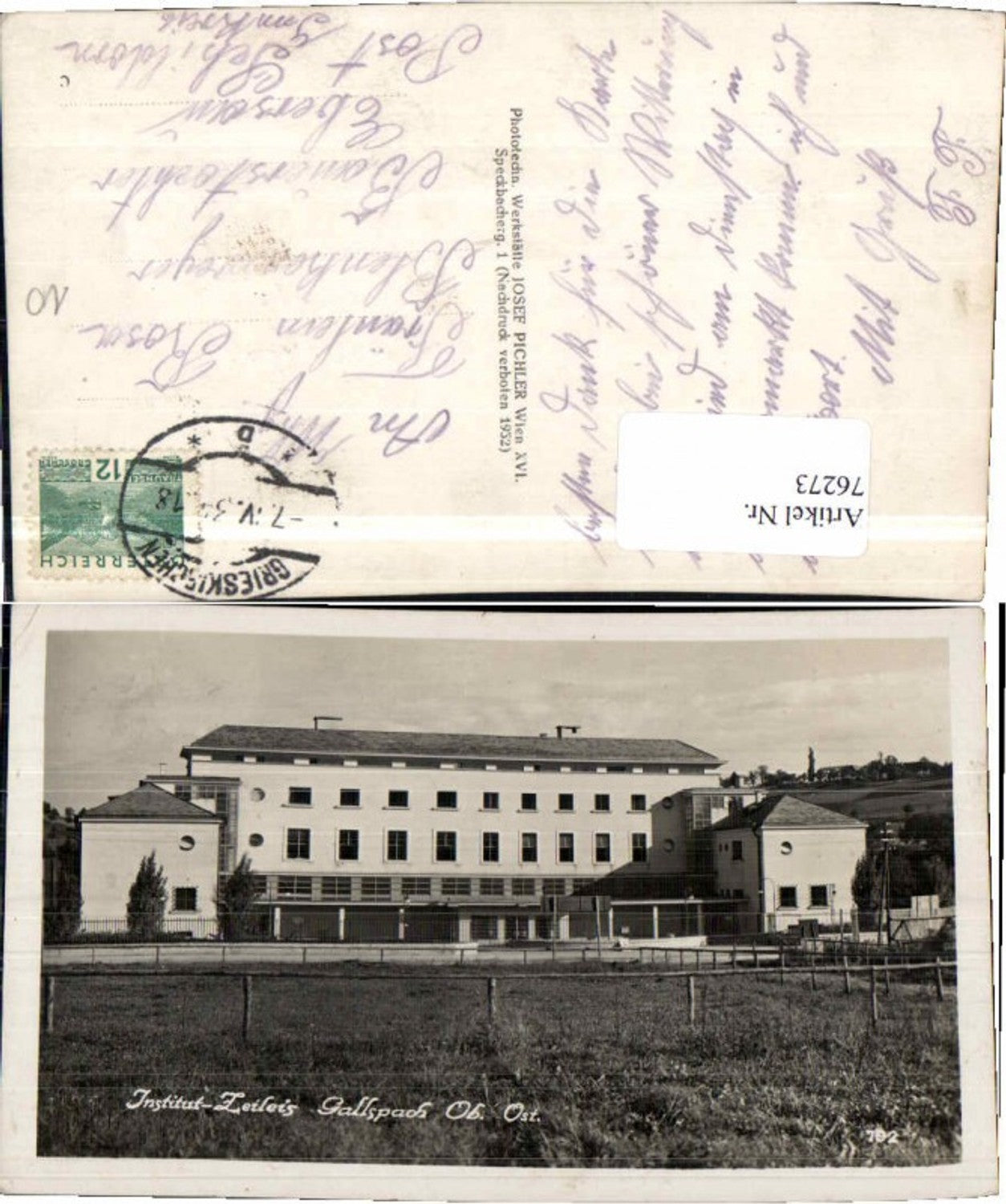 76273, Gallspach Institute, Zeileis Party 1932