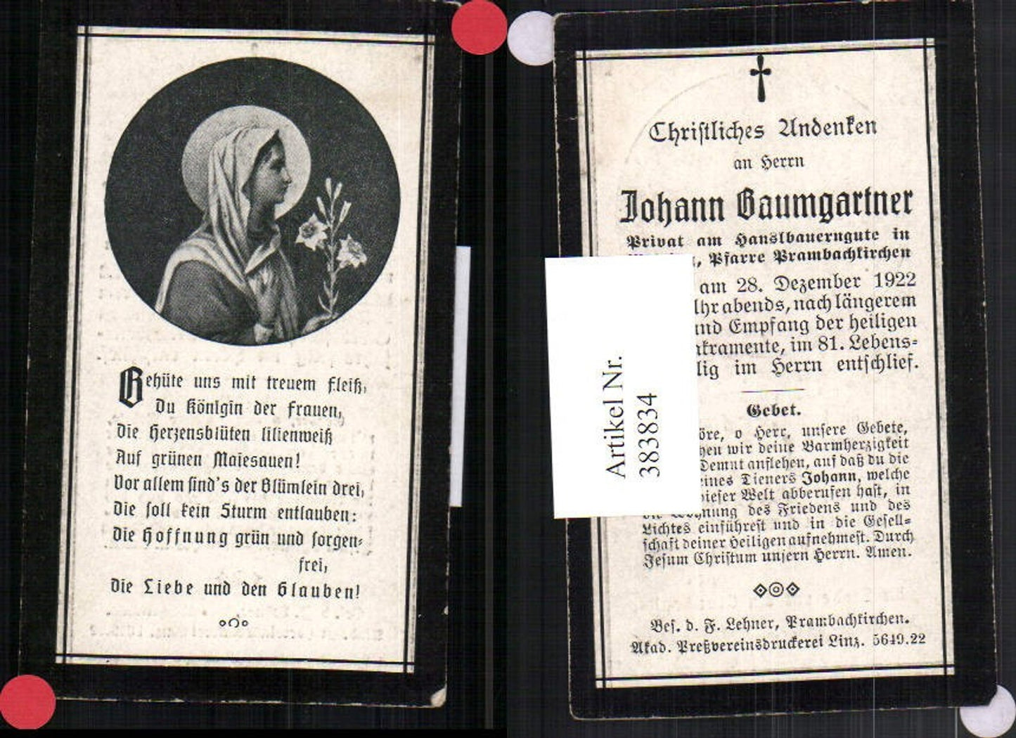 Alte Ansichtskarte – Old Postcard