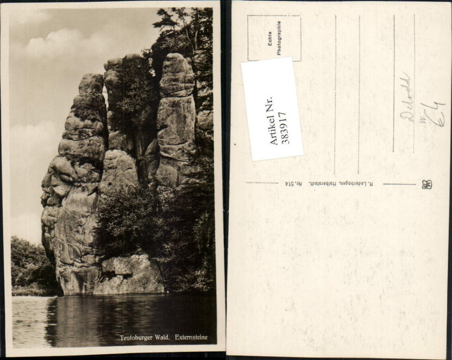 383917,Teutoburger Wald Externsteine b. Horn-Bad Meinberg Felsen