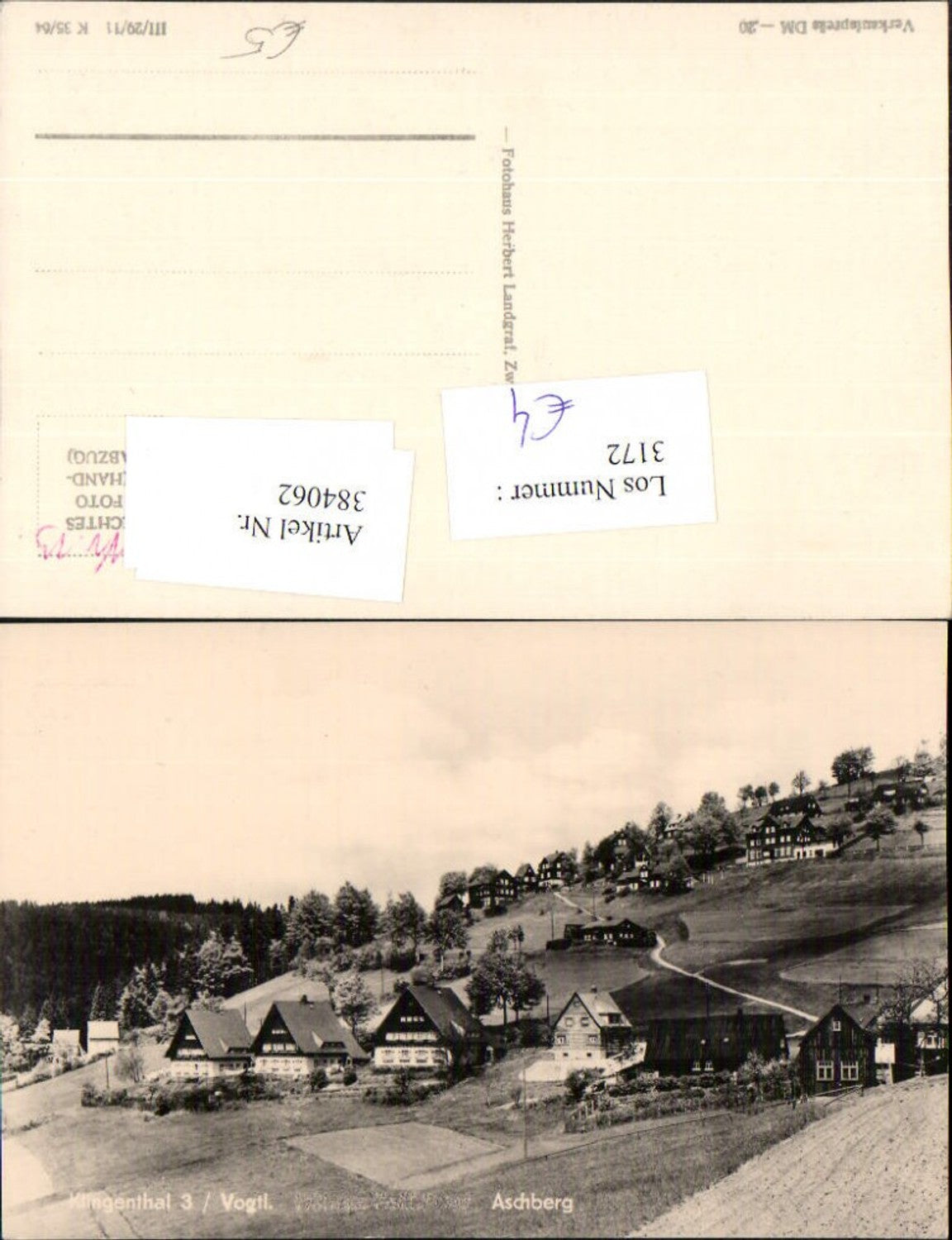 384062,Klingenthal im Vogtland Aschberg Häuser