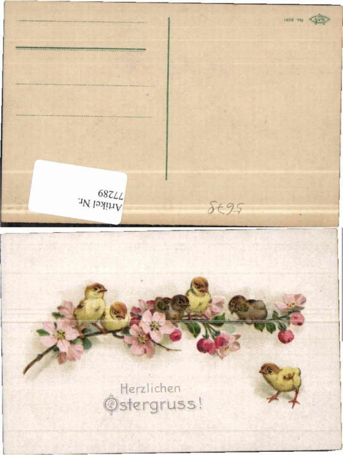 77289,Ostern Küken Rosen Blumen SÜSS