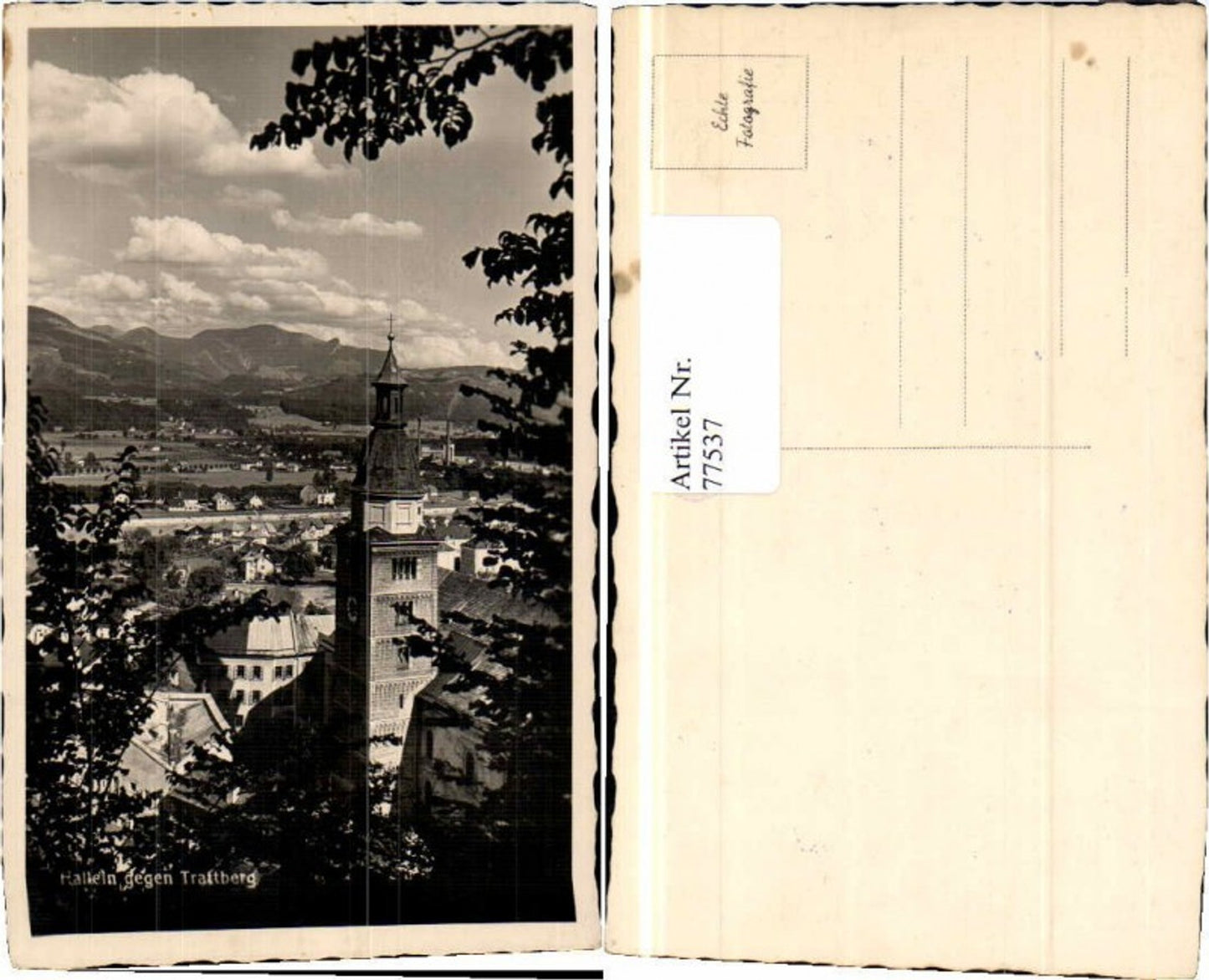 77537,Hallein gegen Trattberg 1940