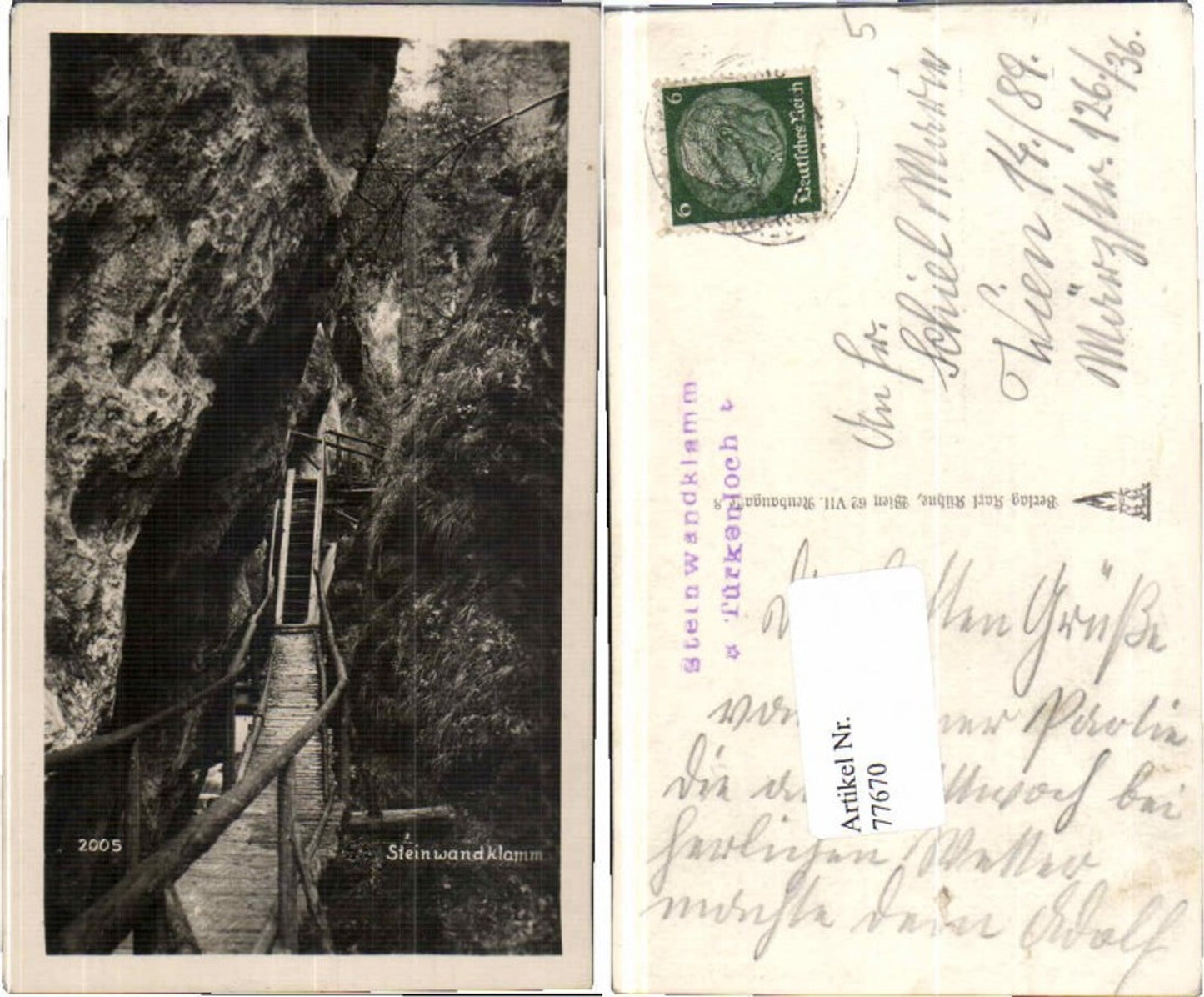 77670,Steinwandklamm bei Neuhaus Weissenbach Triesting