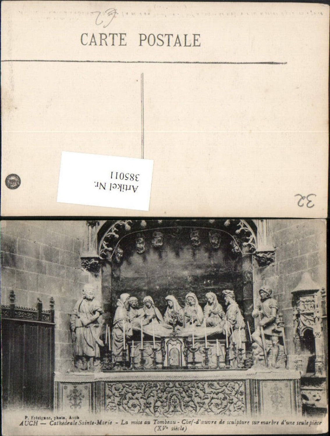 385011,Midi-Pyrenees Gers Also Cathedrale Sainte-Marie La mise au Tombeau church tomb