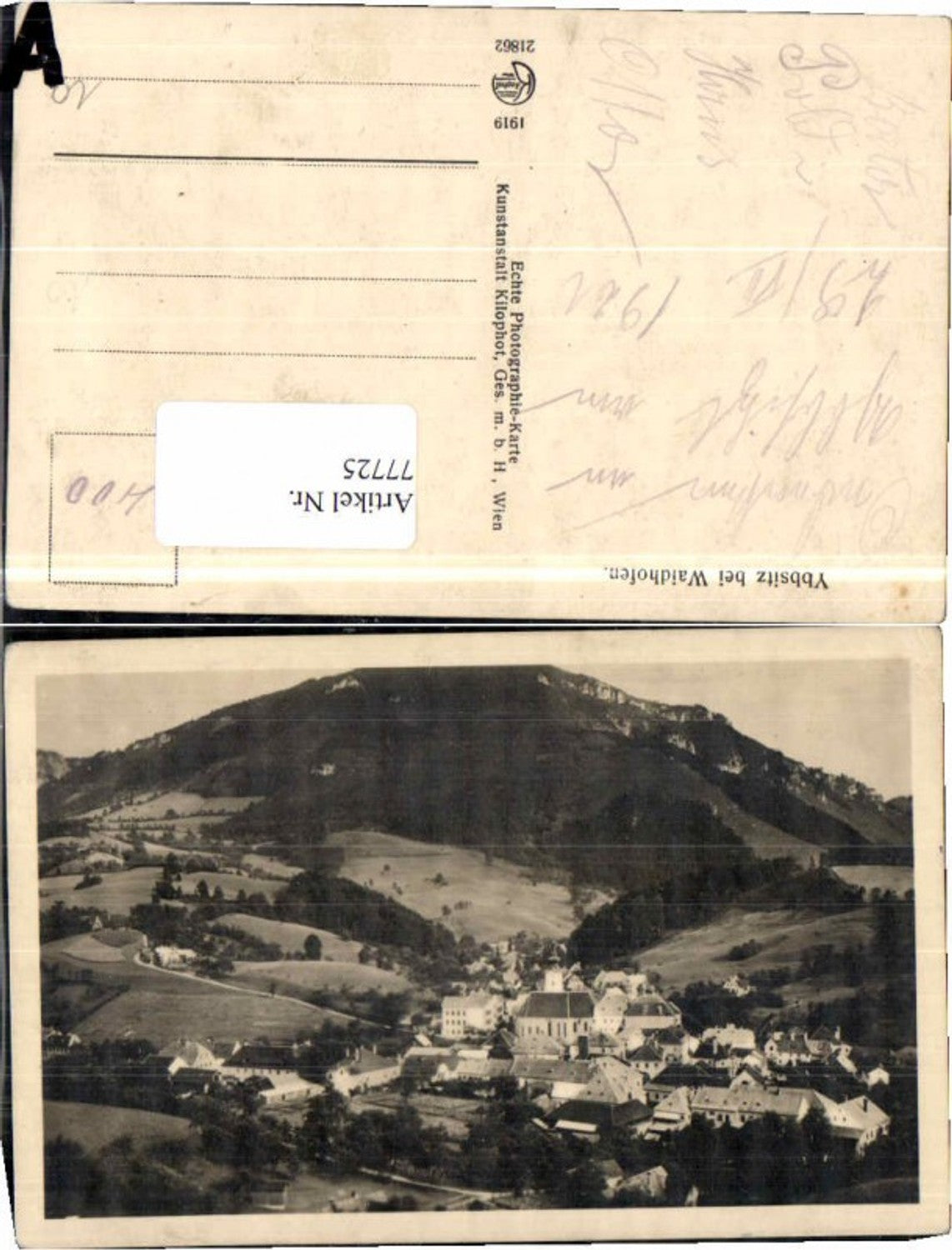 77725,Ybbsitz bei Waidhofen Kilophot 21862