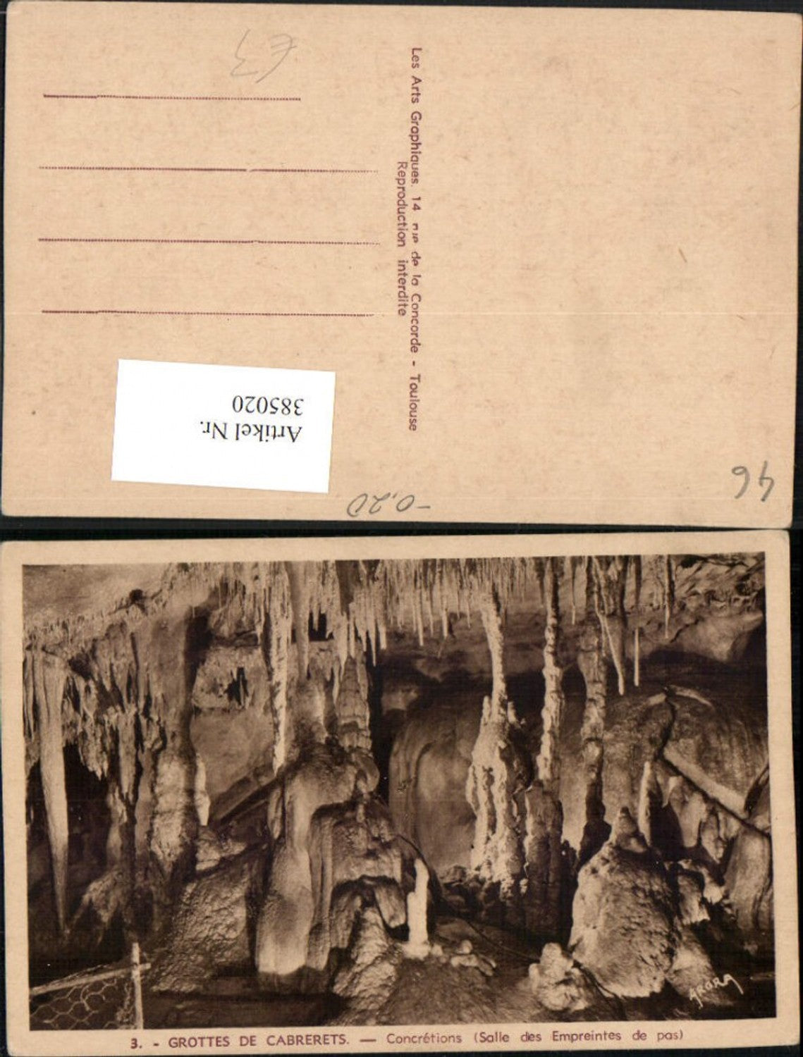 385020,Midi-Pyrenees Lot Grottes de Cabrerets Concretions Grote