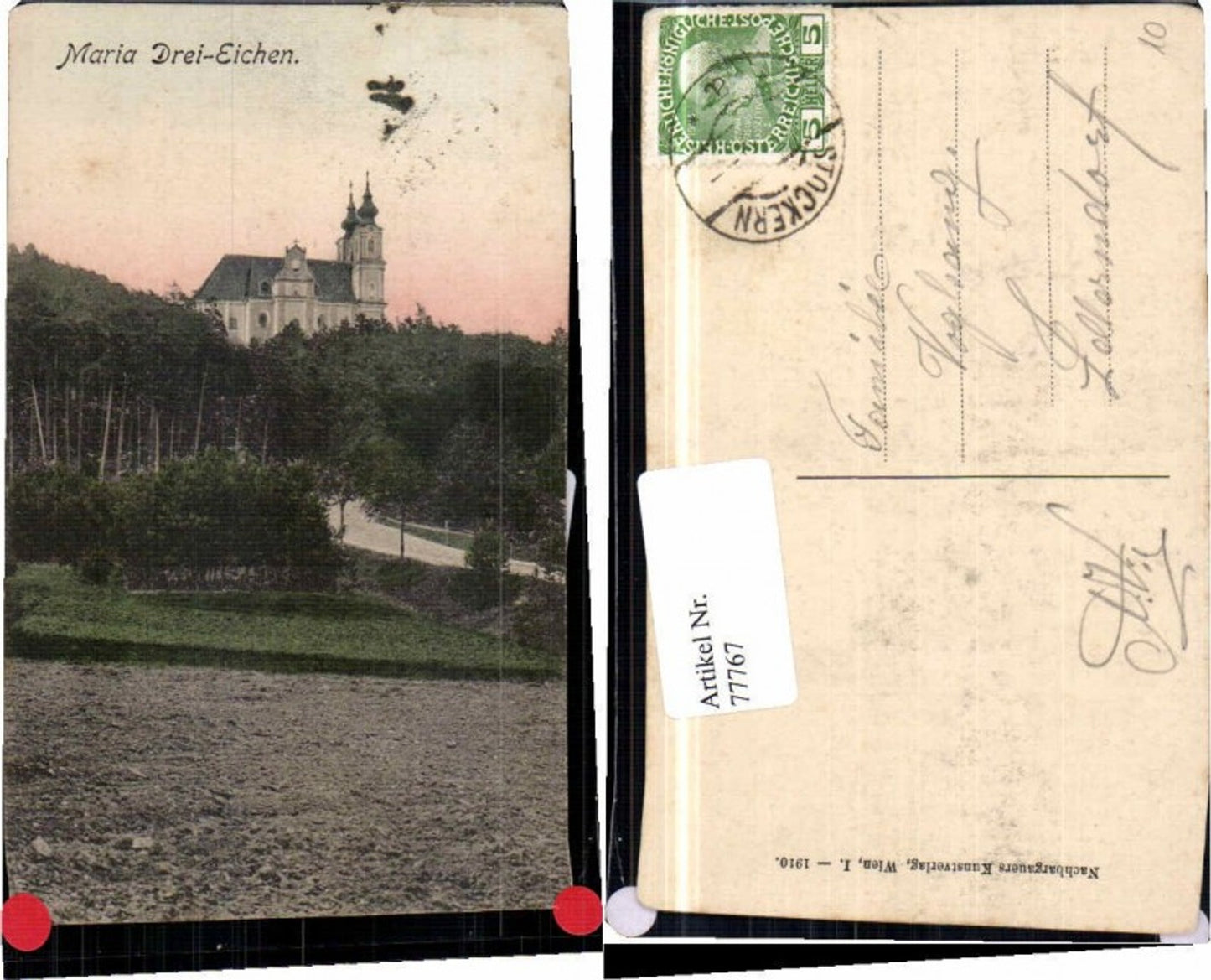 77767,Maria Dreieichen b. Horn Wegpartie 1910