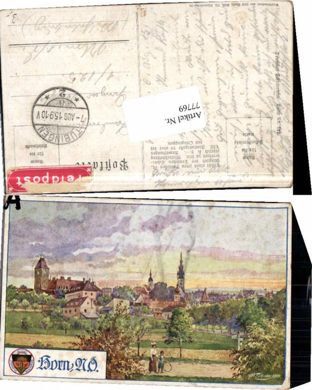 77769,Dt Schulverein 722 Horn Wegpartie K. Schreder sign.