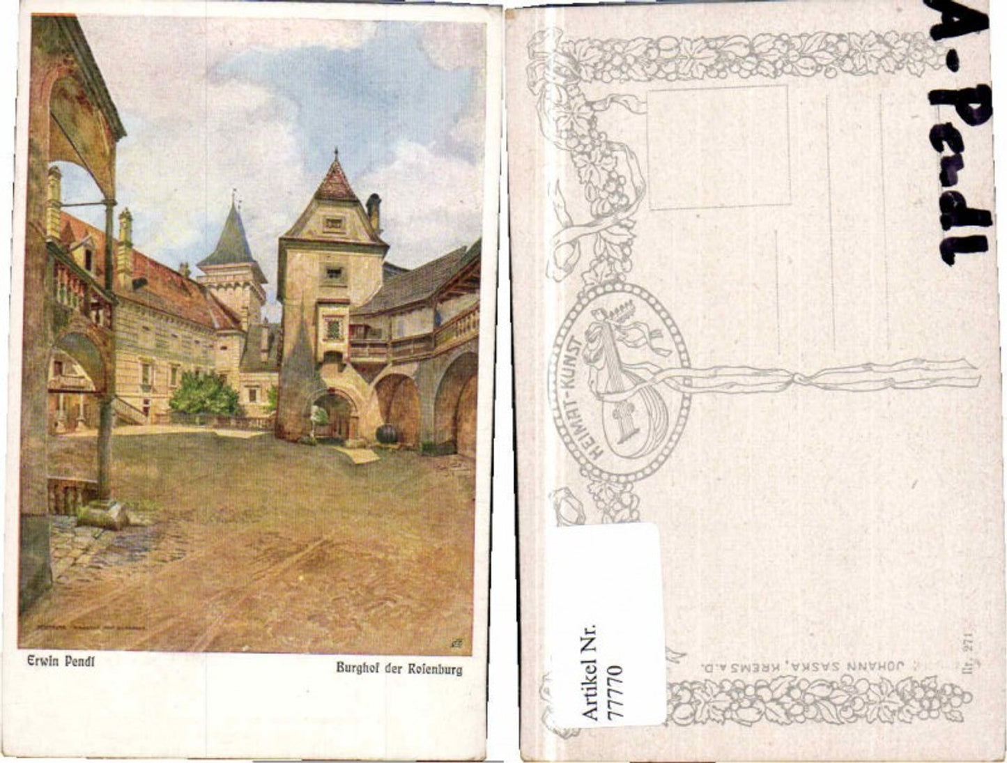 77770,Erwin Pendl Rosenburg am Kamp Burghof