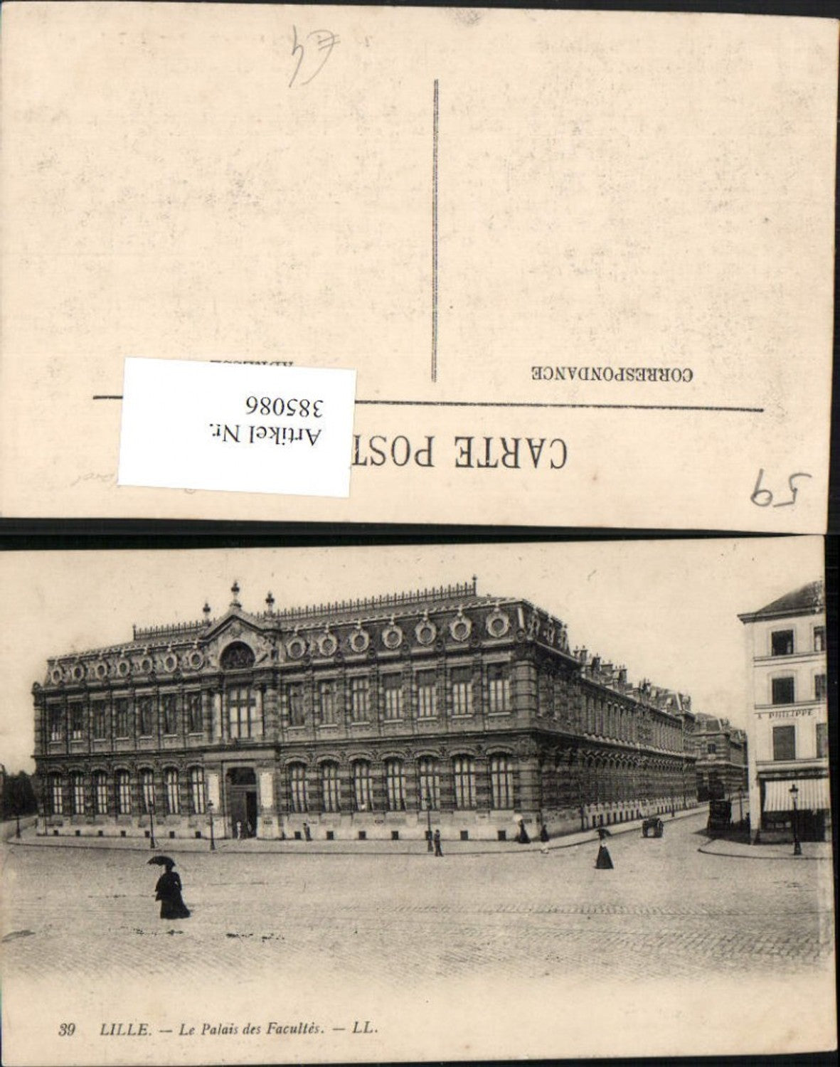 385086,Nord-Pas-de-Calais Nord Lille Le Palais des Facultes Fakultät Gebäude