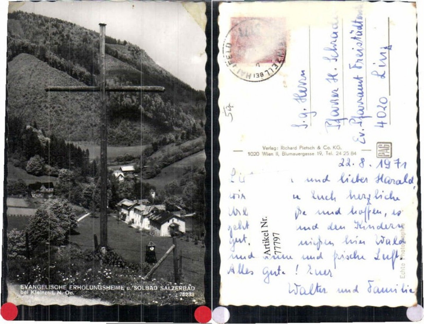 77797,Salzerbad bei Kleinzell Lilienfeld Ledermann 75233