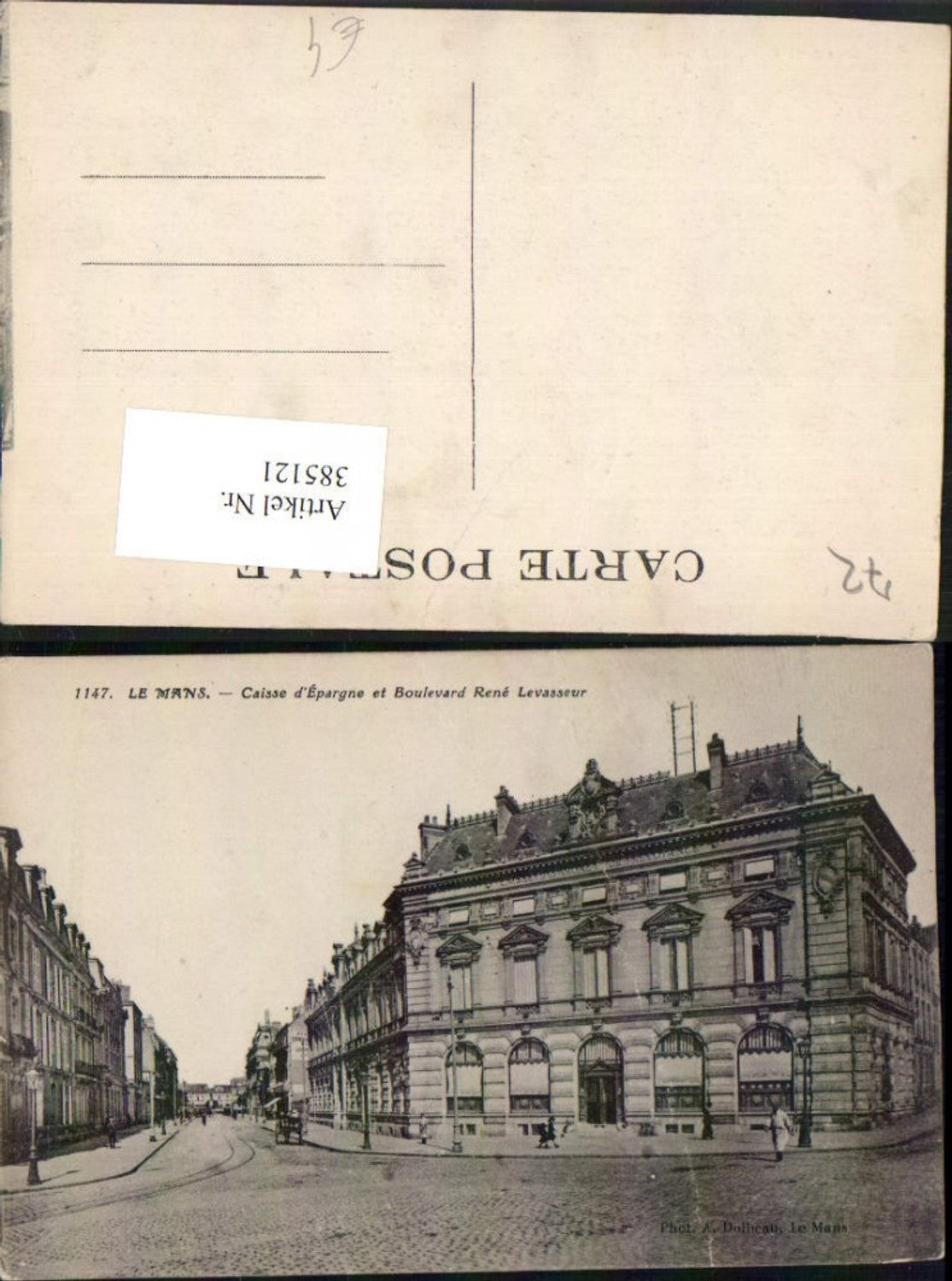 385121,Pays de la Loire Sarthe Le Mans Caisse Epargne et Boulevard Rene Levasseur
