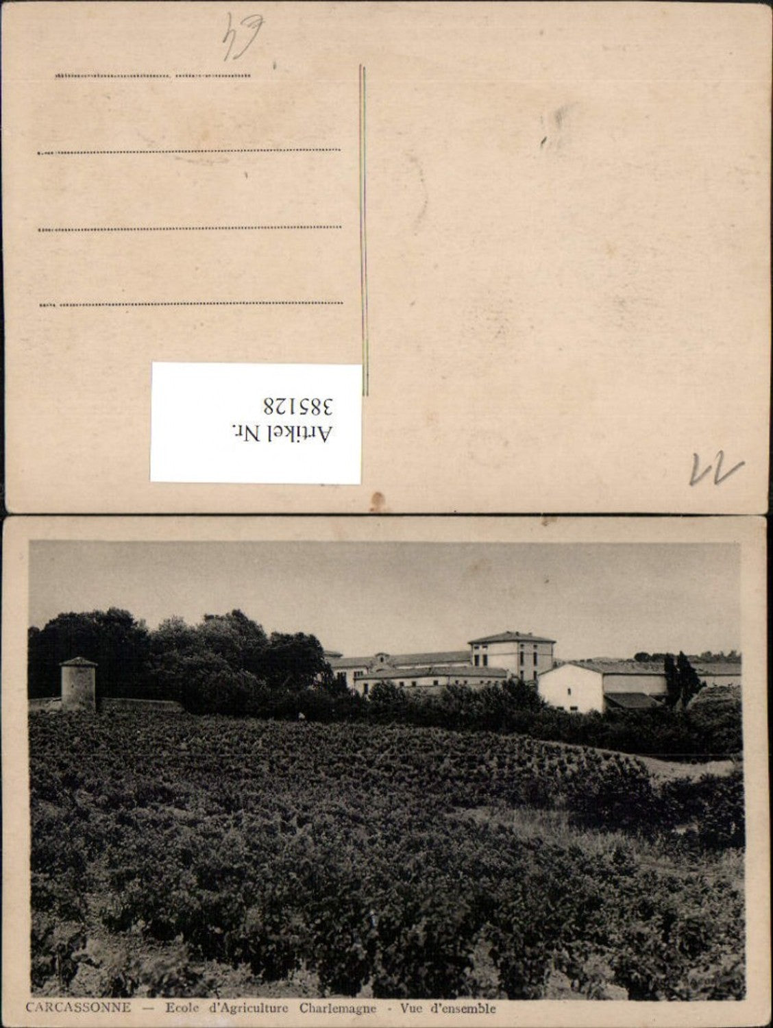 385128,Langouedoc-Roussillon Aude Carcassonne Ecole Agriculture Charlemagne Schule