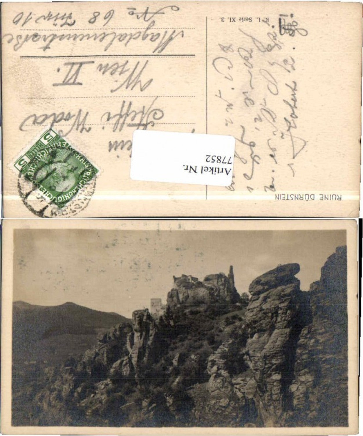 77852,Dürnstein a.d. Donau 1910