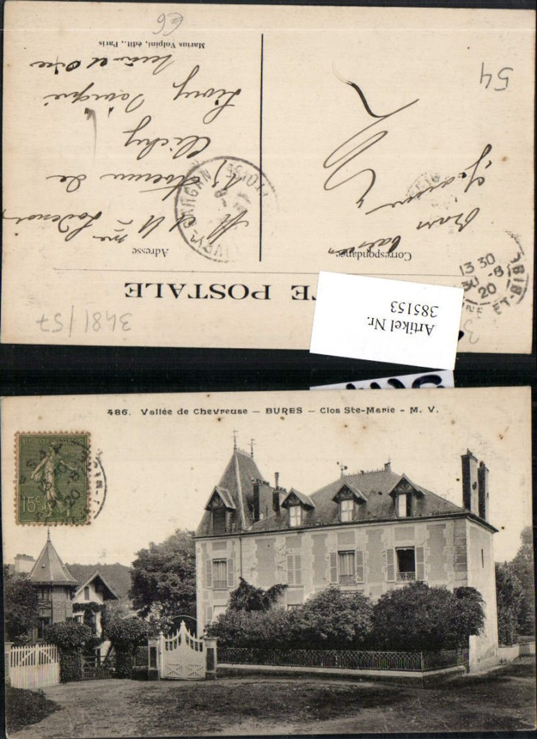 385153,Ile-de-France Essonne Vallee du Chevreuse Bures Clos Ste-Marie Gebäude