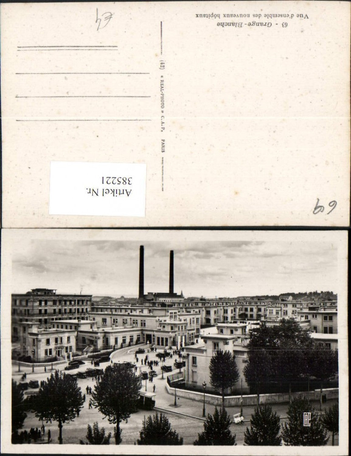 385221,Rhone-Alpes Rhone Lyon Grange-Blanche Vue d'ensemble des nouveaux hopitaux