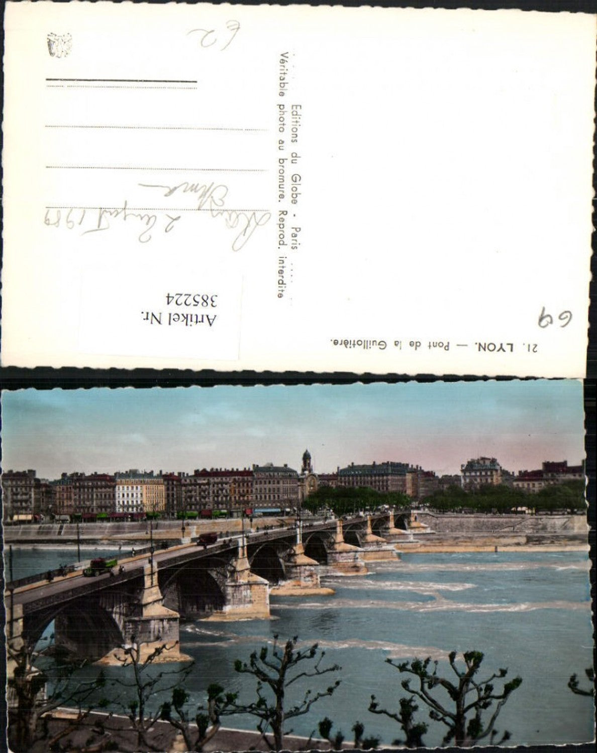 385224,Rhone-Alpes Rhone Lyon Pont de la Guillotiere Brücke