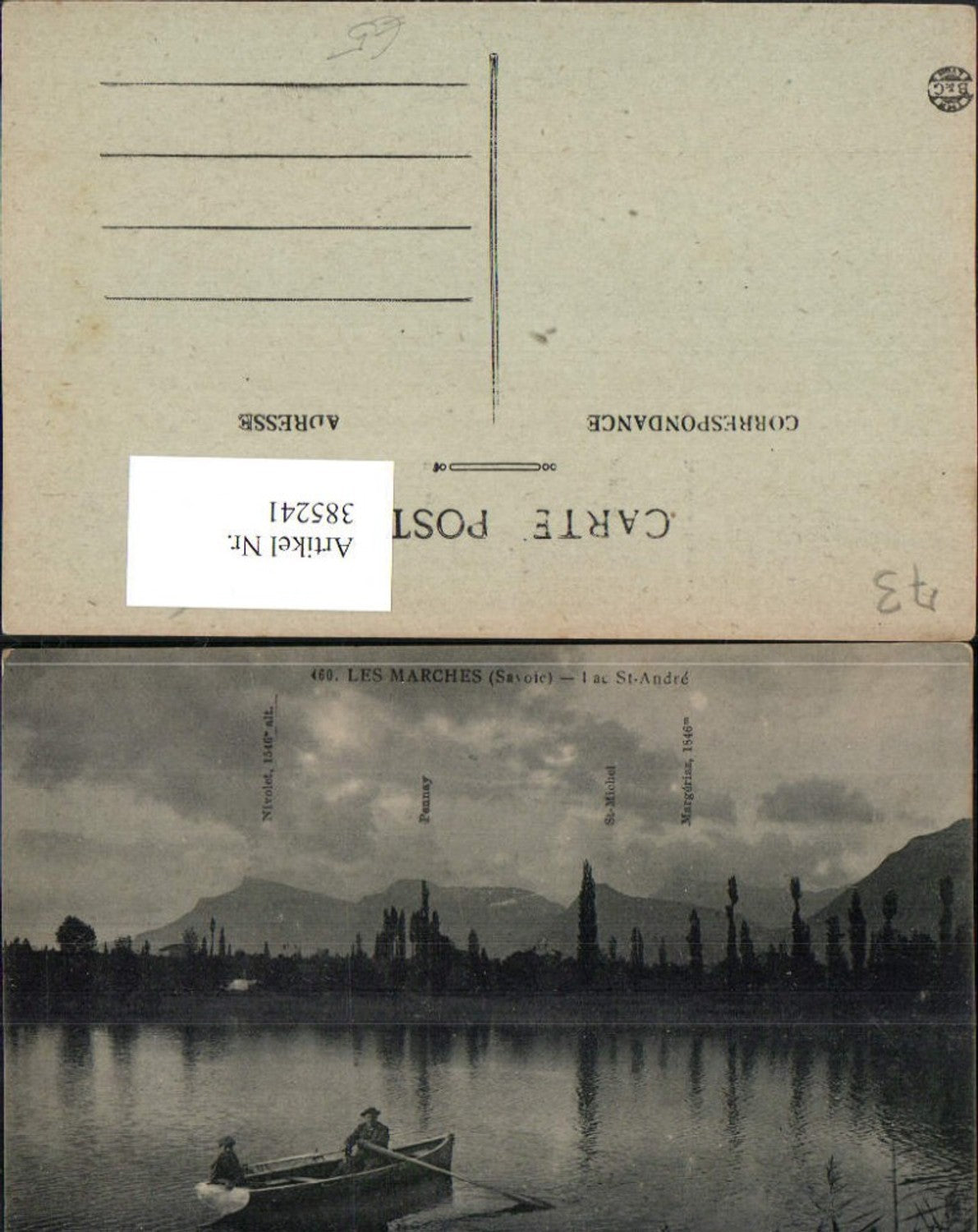 385241,Rhone-Alpes Savoie Les Marches Lac St-Andre See Ruderboot Bergkulisse