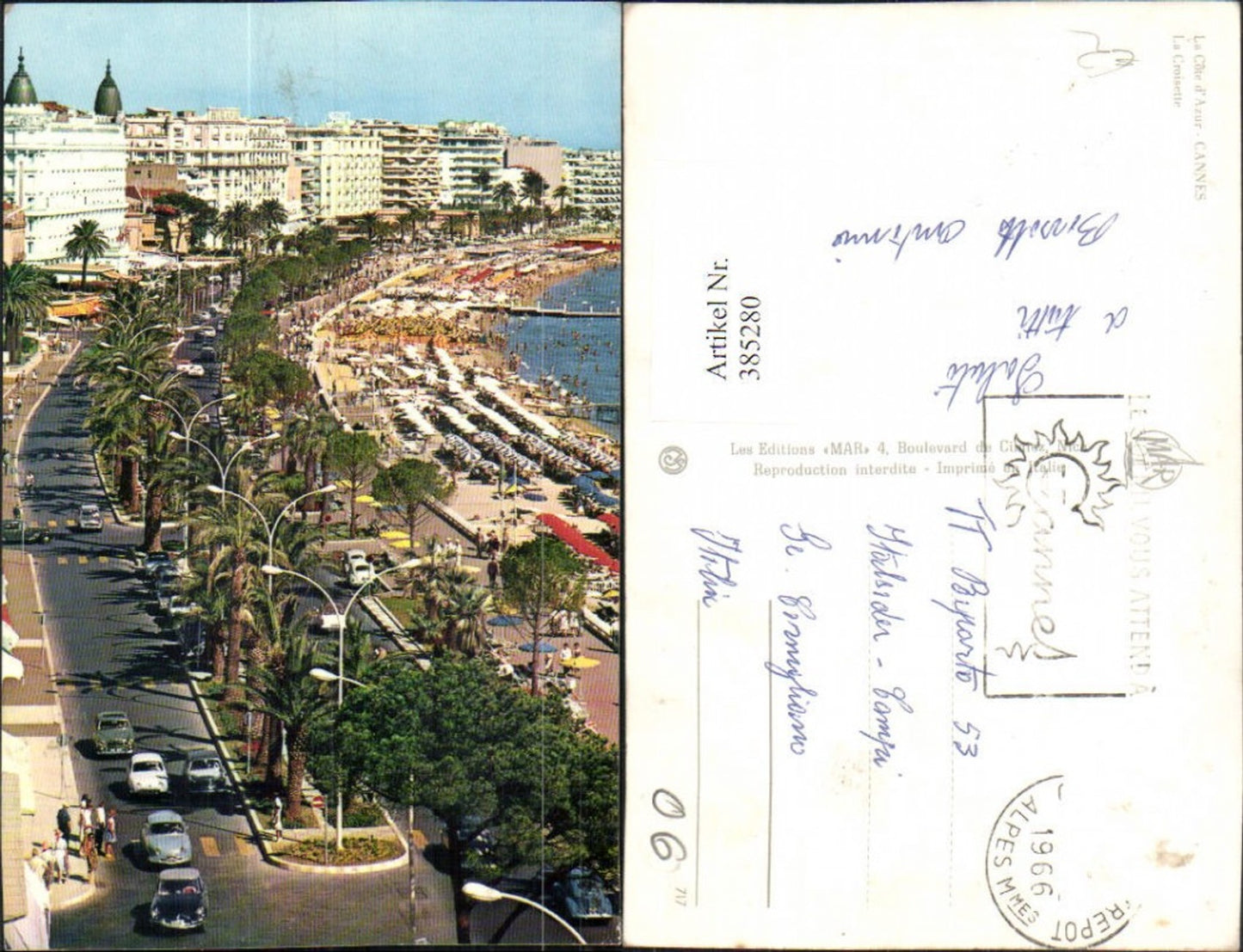 385280,Provence-Alpes-Cote-Azur Alpes-Maritimes Cannes La Croisette Promenade Strand