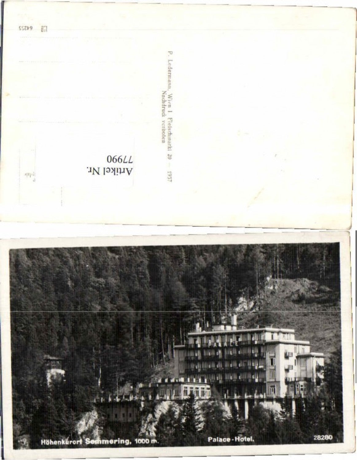 77990,Semmering Palace Hotel pub Ledermann 29280