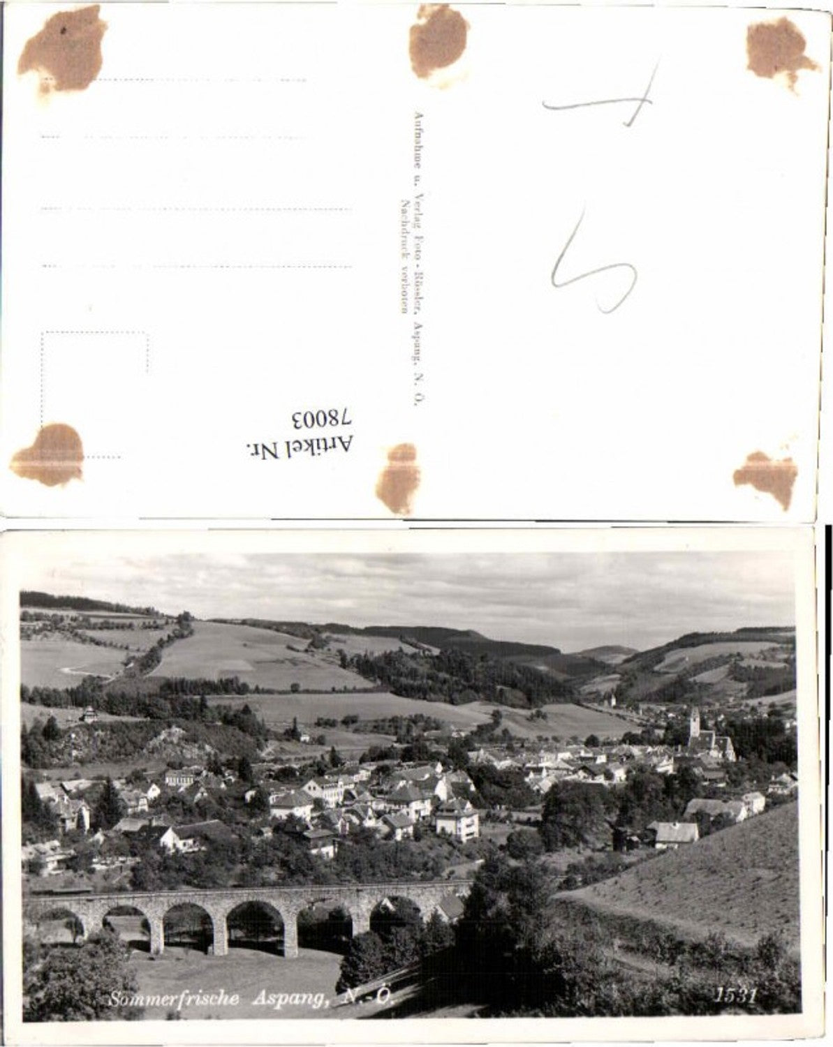 78003,Sommerfrische Aspang am Wechsel Ortsrand