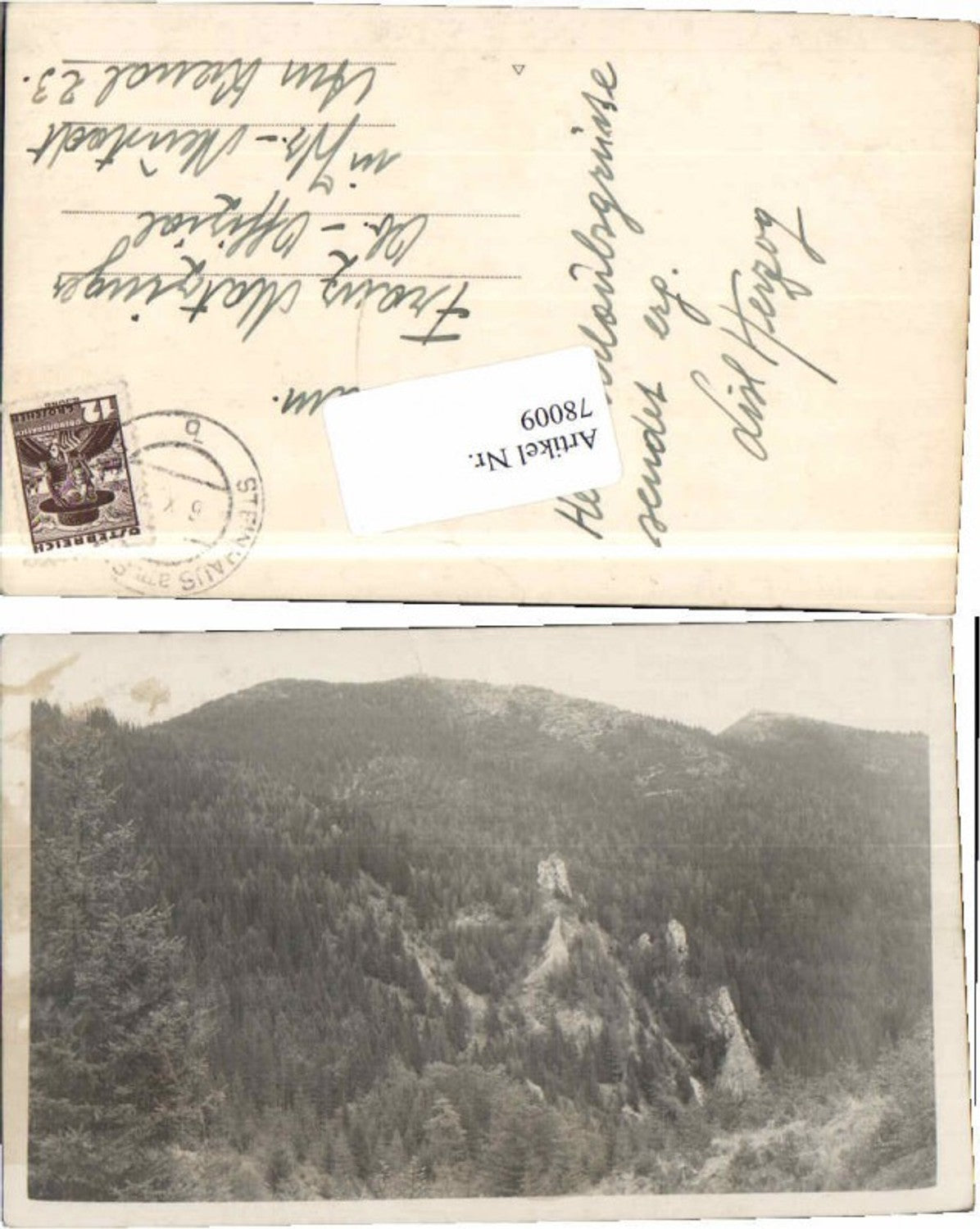 78009,FotoAK Steinhaus am Semmering 1930