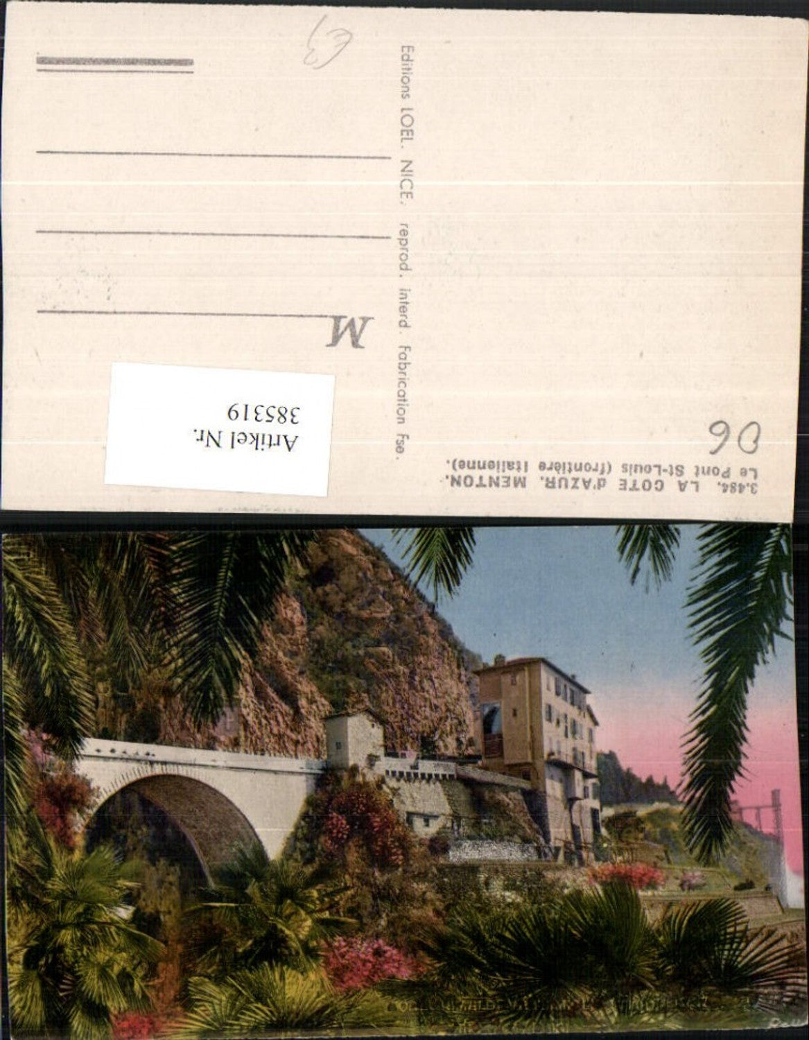 385319,Provence-Alpes-Cote-Azur Alpes-Maritimes Menton Pont St-Louis Brücke