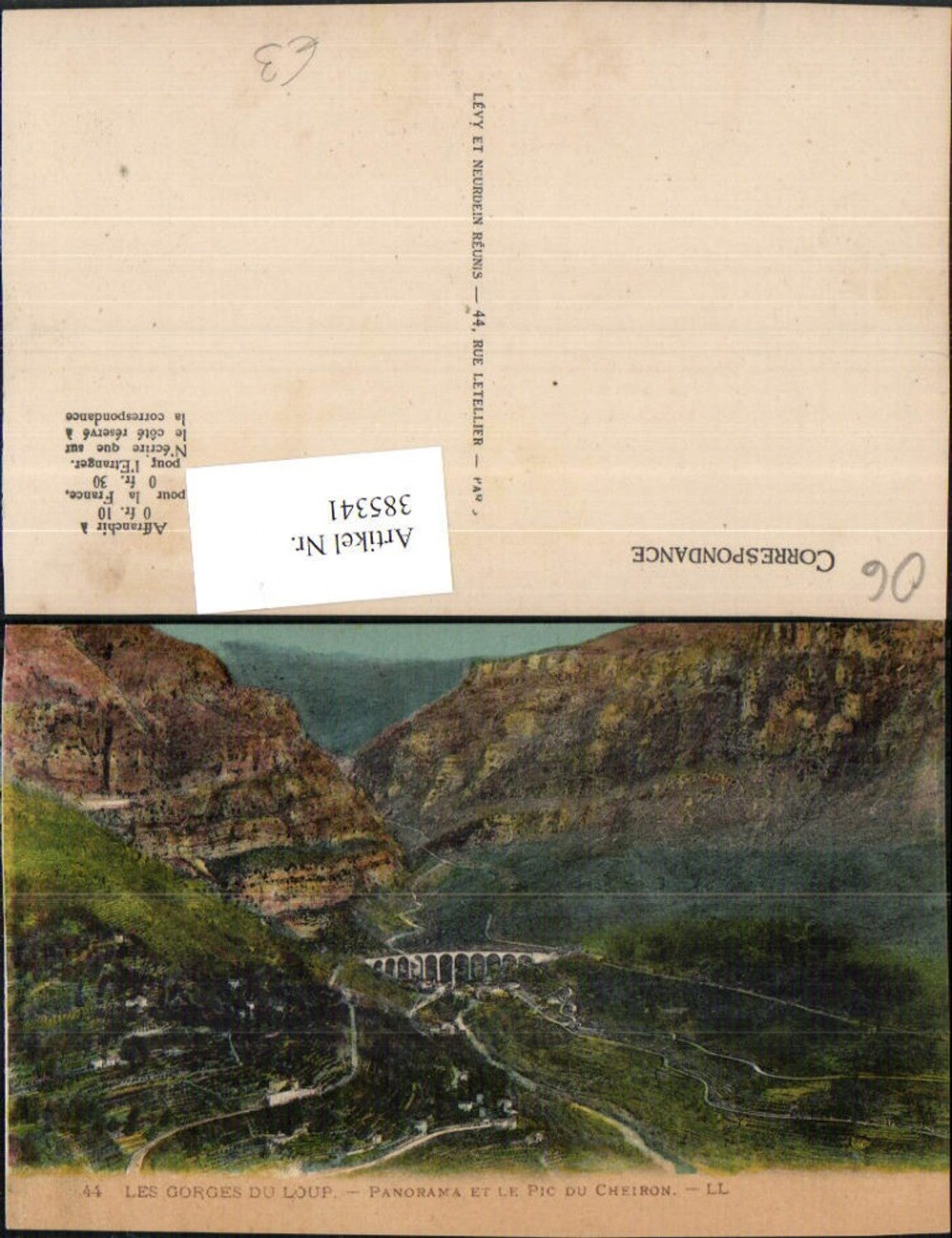385341,Provence-Alpes-Cote-Azur Alpes-Maritimes Gorges du Loup Panorama Viadukt